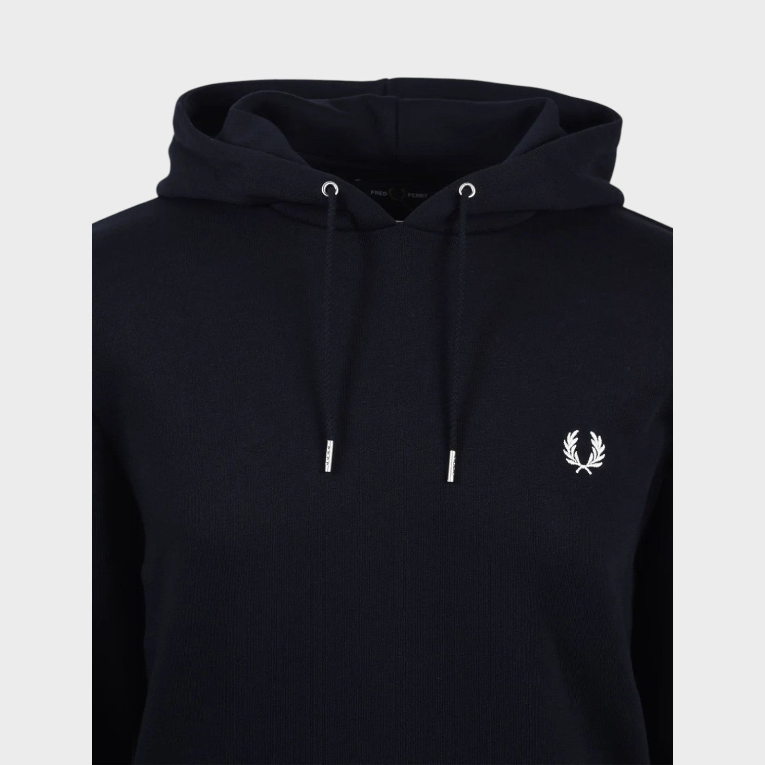 Tipped Hooded Sweatshirt Black