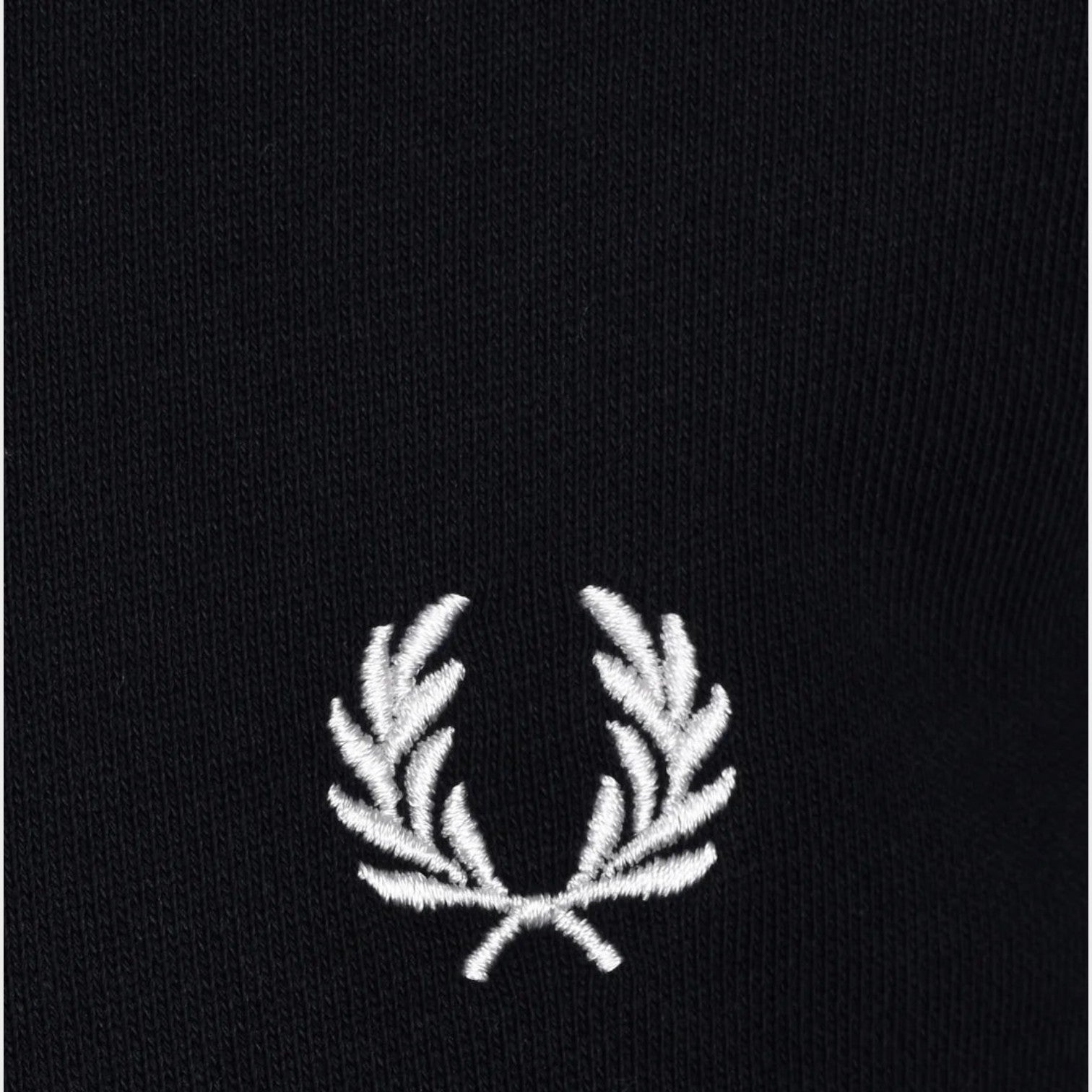 Tipped Hooded Sweatshirt Black