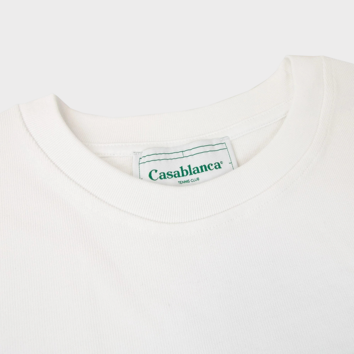3D Printed Oversized T-Shirt Casa Racing White | Casablanca