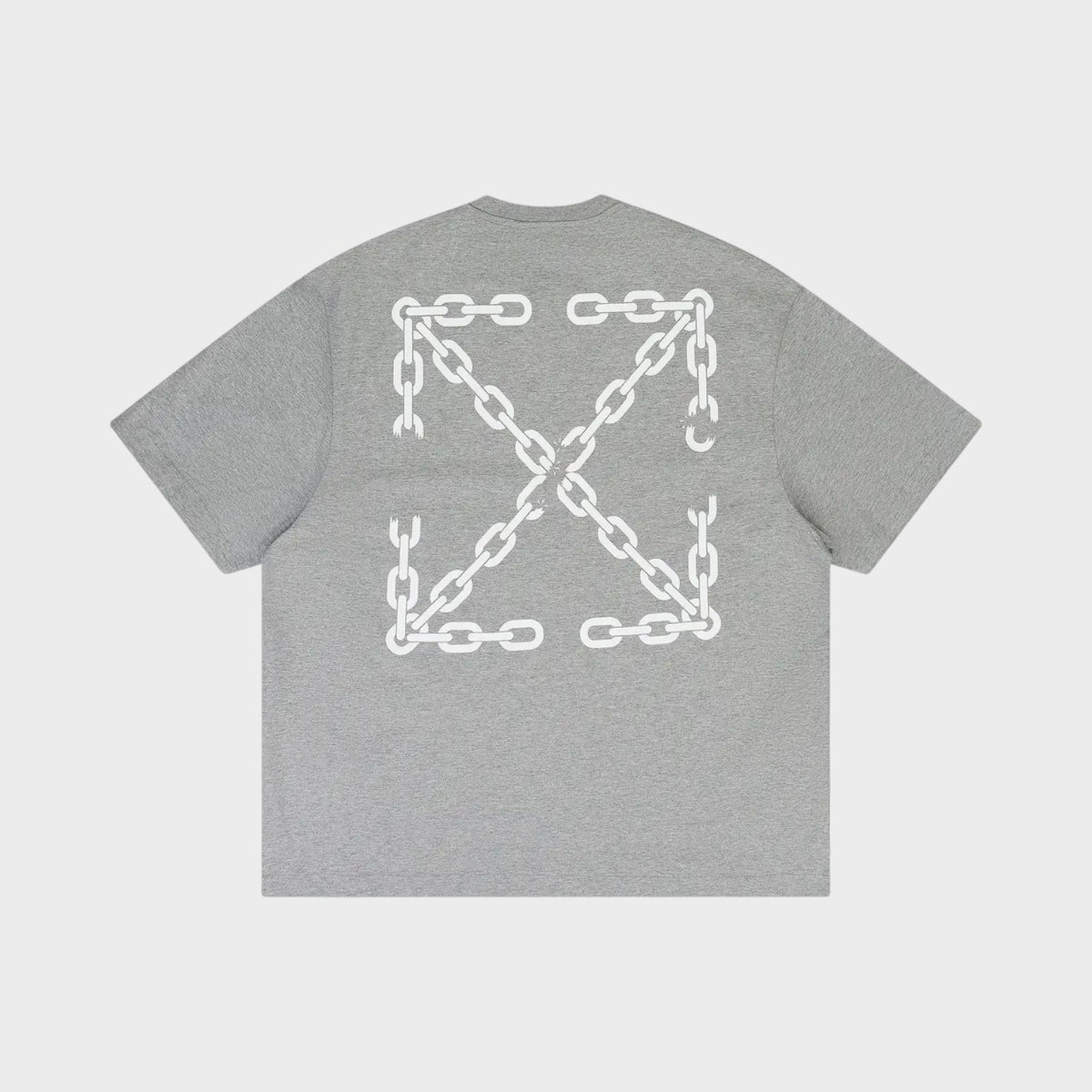 Chain Arrow Skate Fit T Shirt Heather Grey