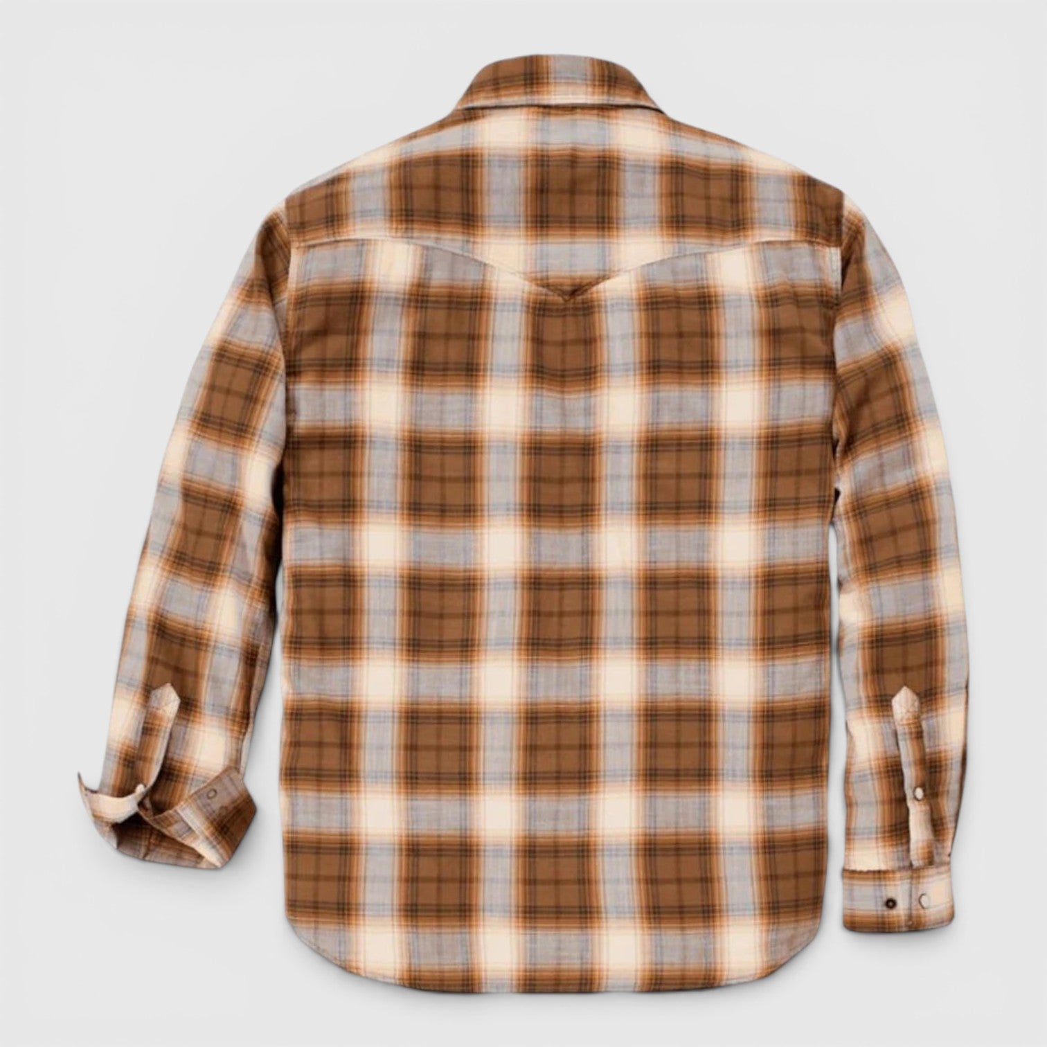 Montana Long-Sleeve Snap-Front Plaid Shirt