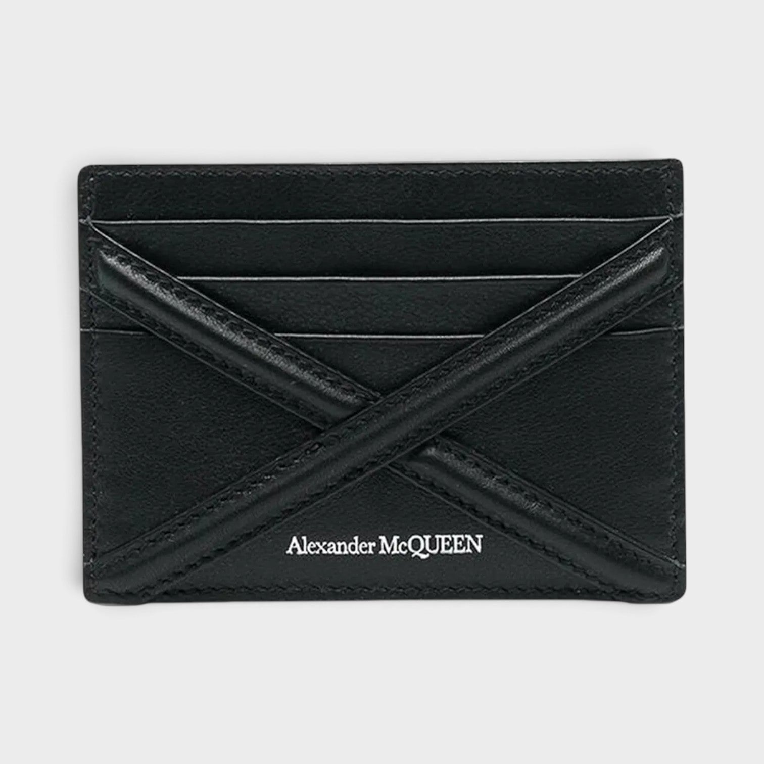 Harness Logo Printed Card Holder Black