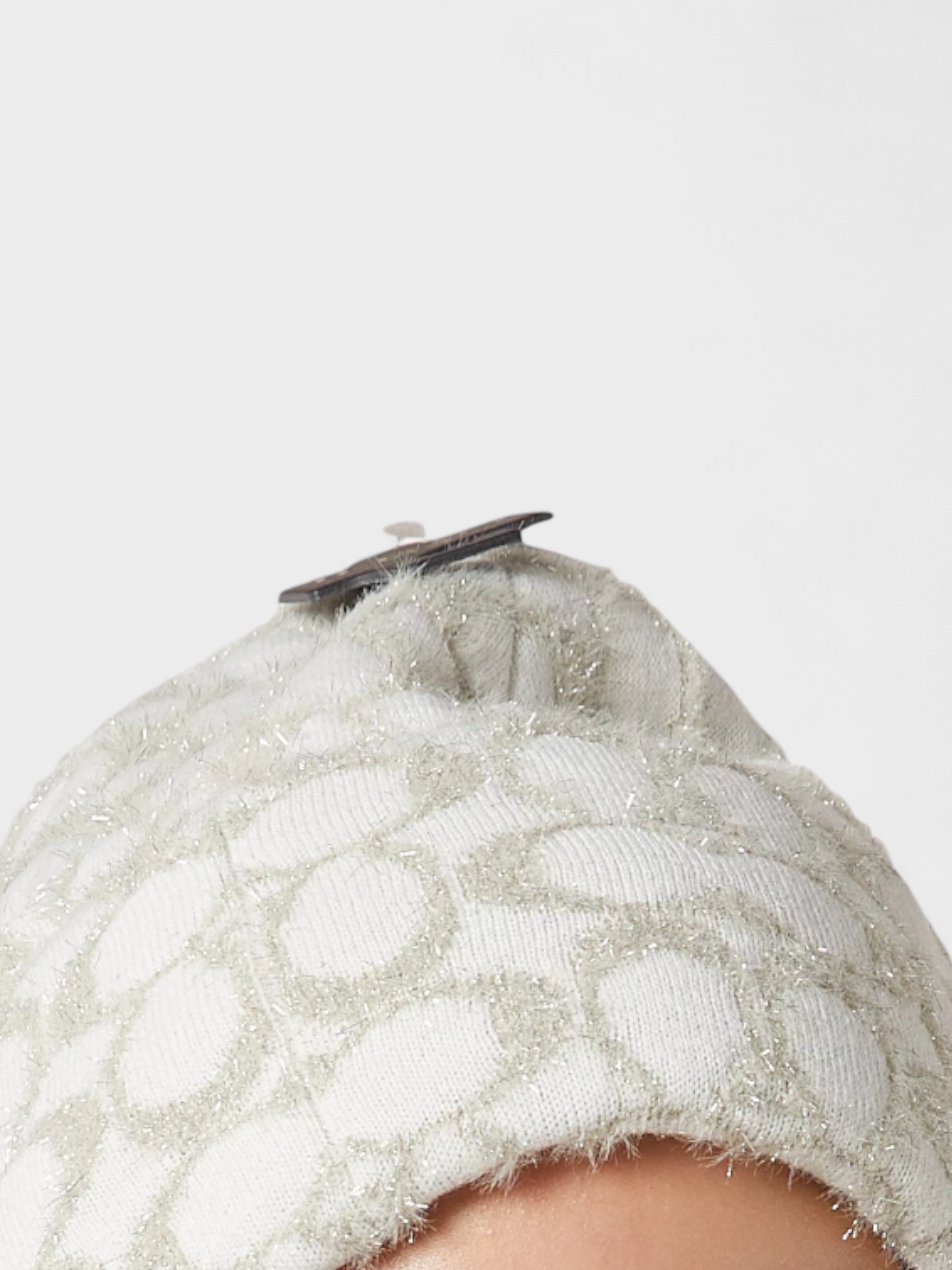 Coach Women's Natural Metsig Beanie White