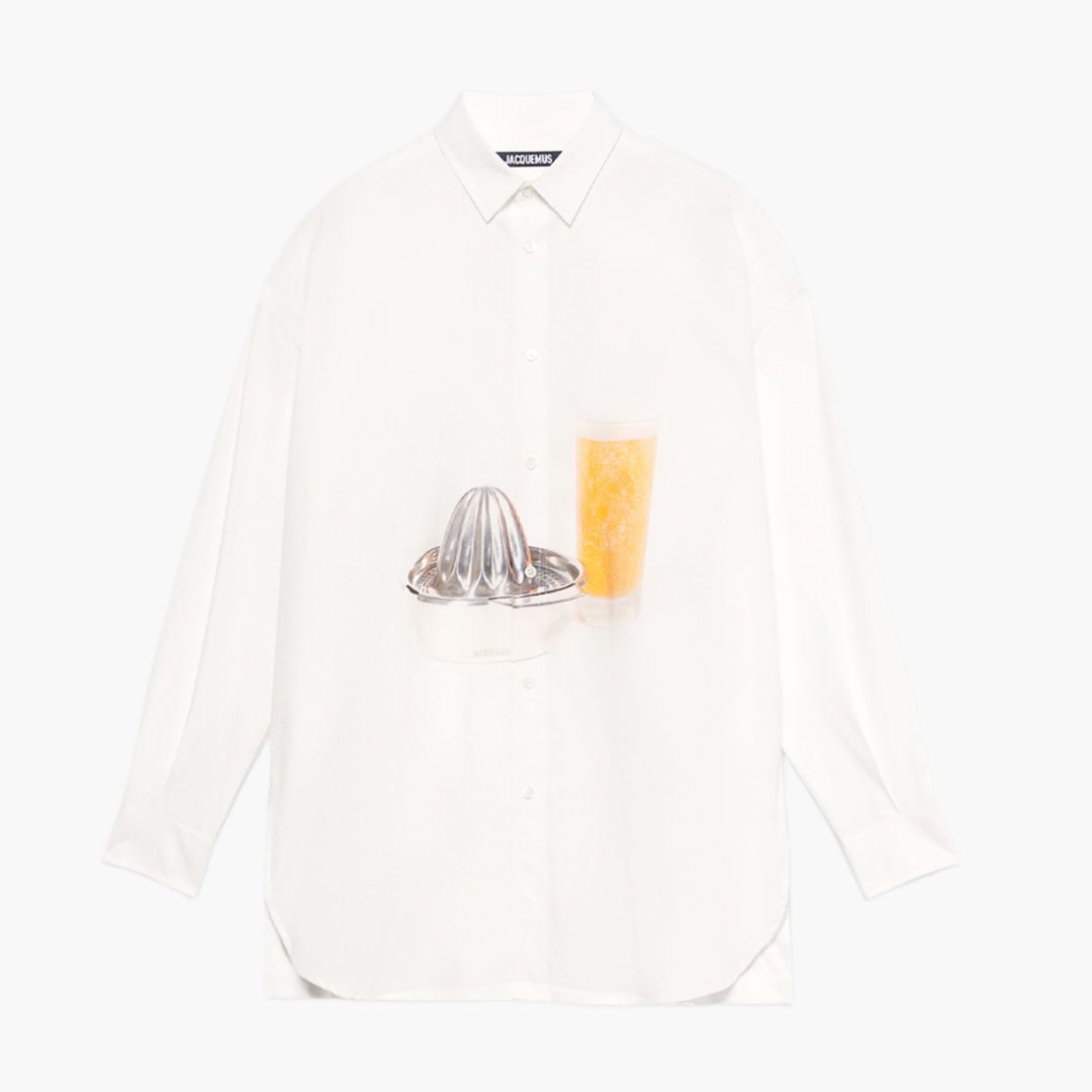La Chemise Toutou Print Orange Juice
