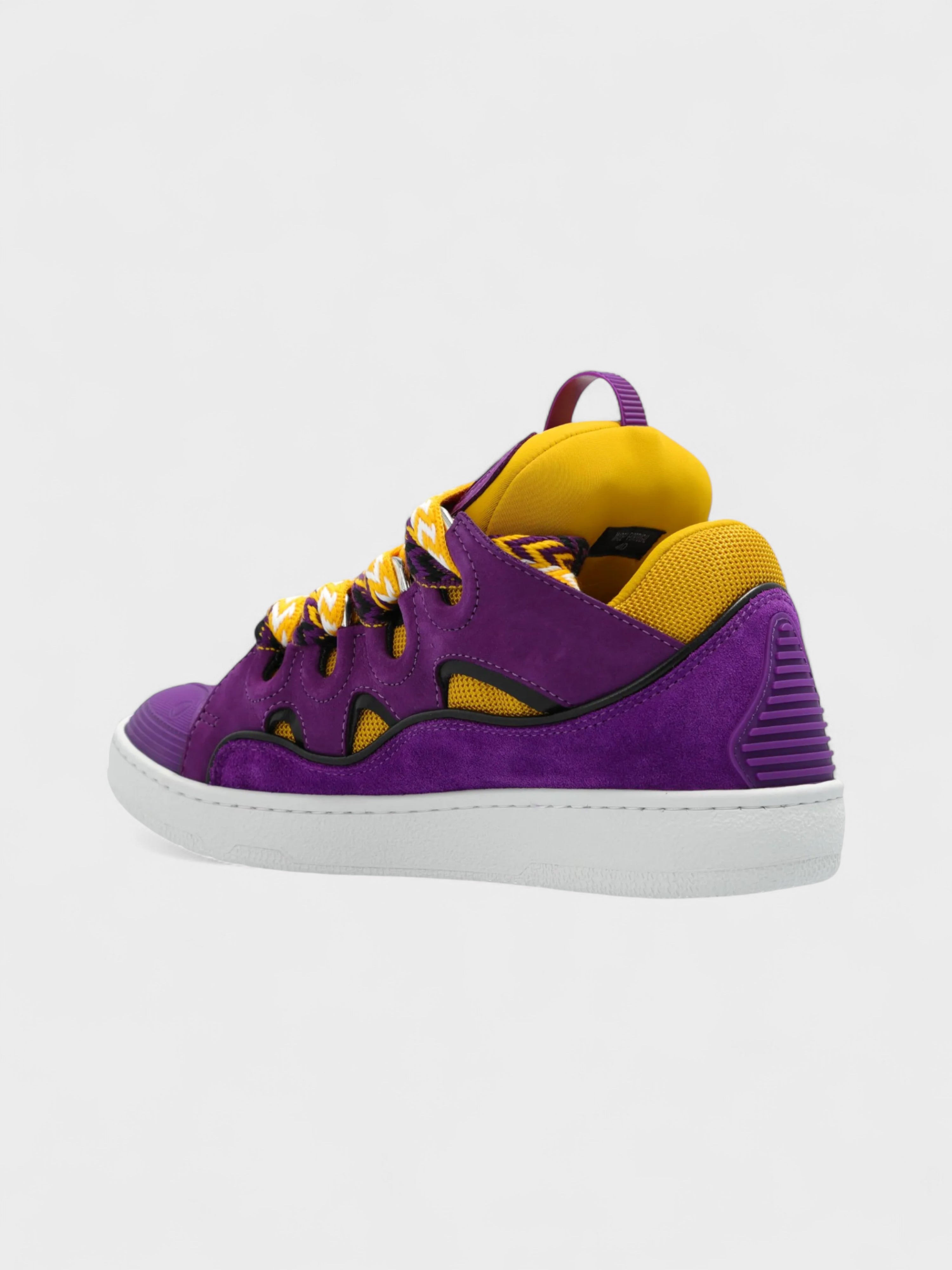 Lanvin Curb Sneakers Purple Yellow