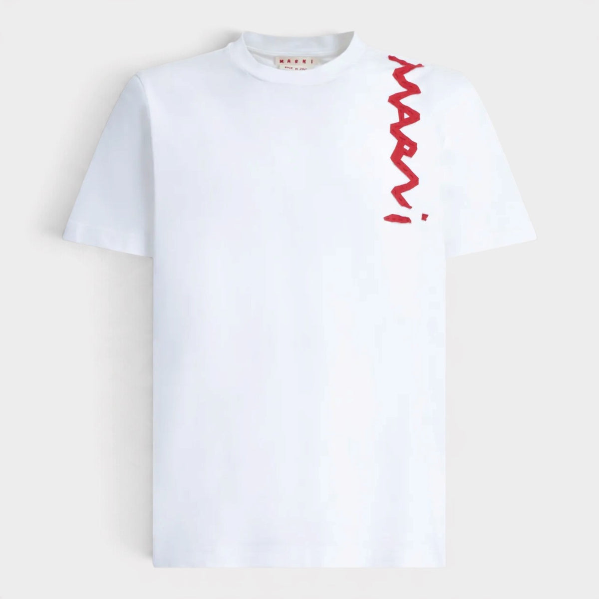 Mending Logo T-Shirt Lily White
