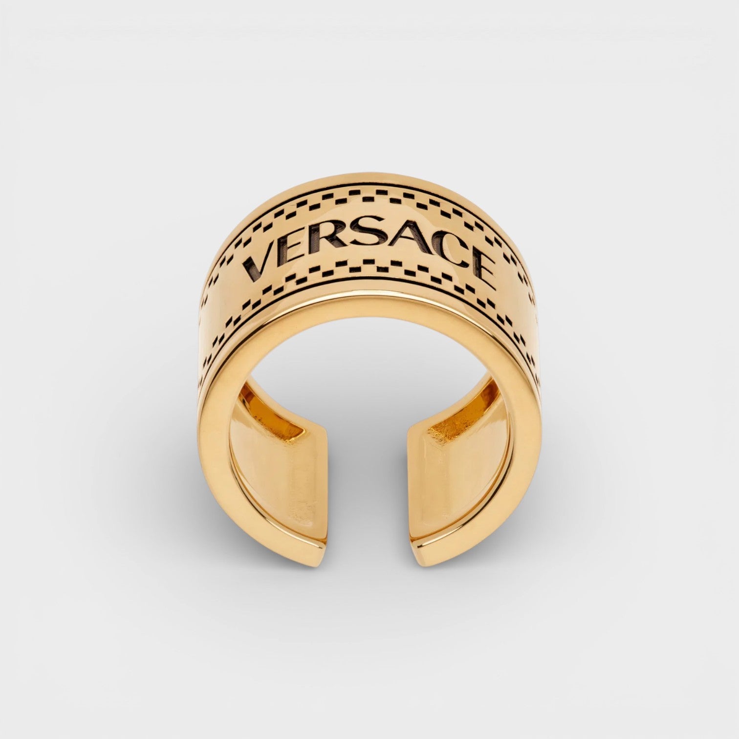 Logo Engraved Chunky Ring