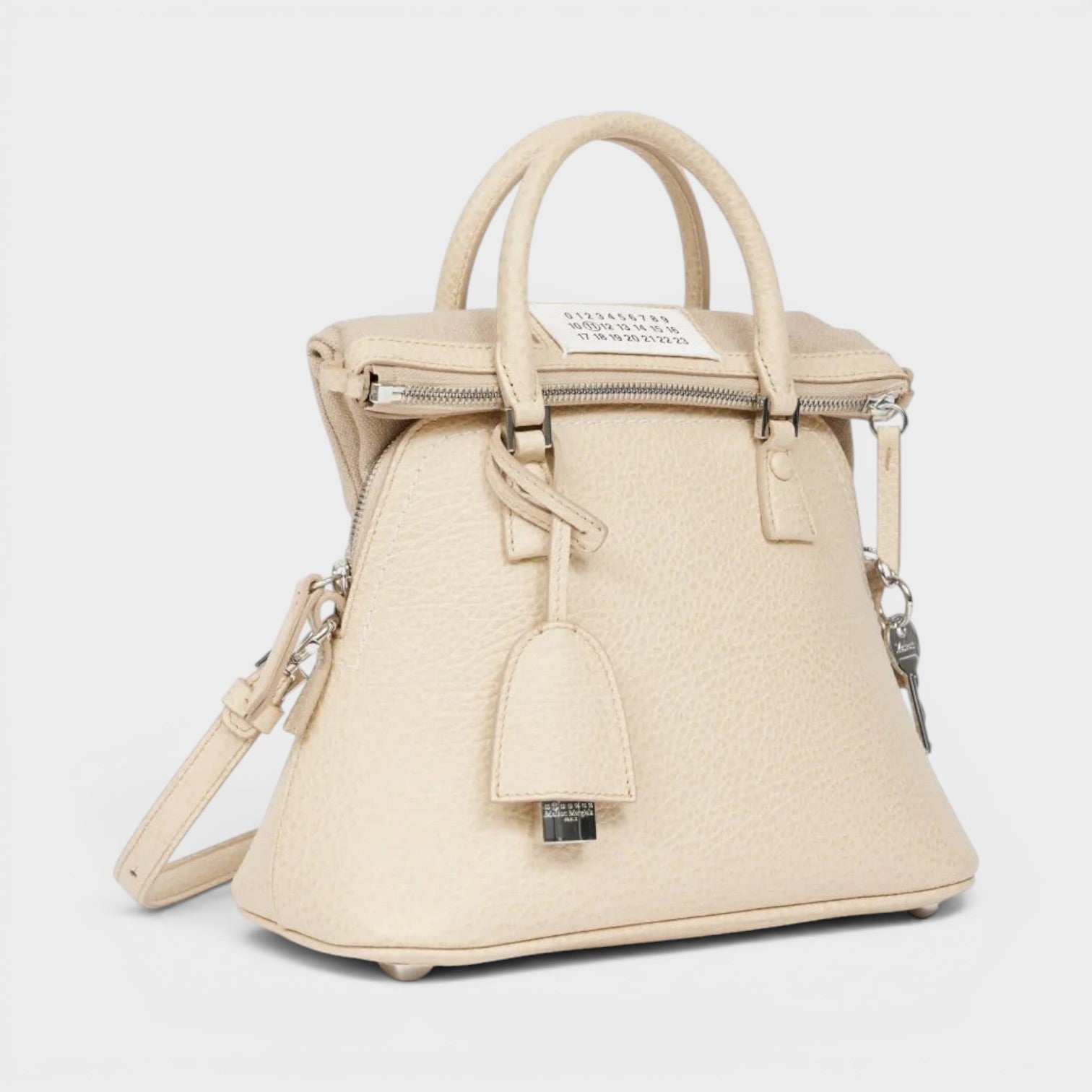 5AC Mini Bag Grainy Leather Beige
