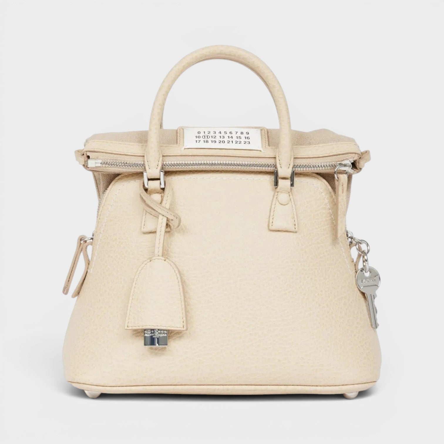 5AC Mini Bag Grainy Leather Beige