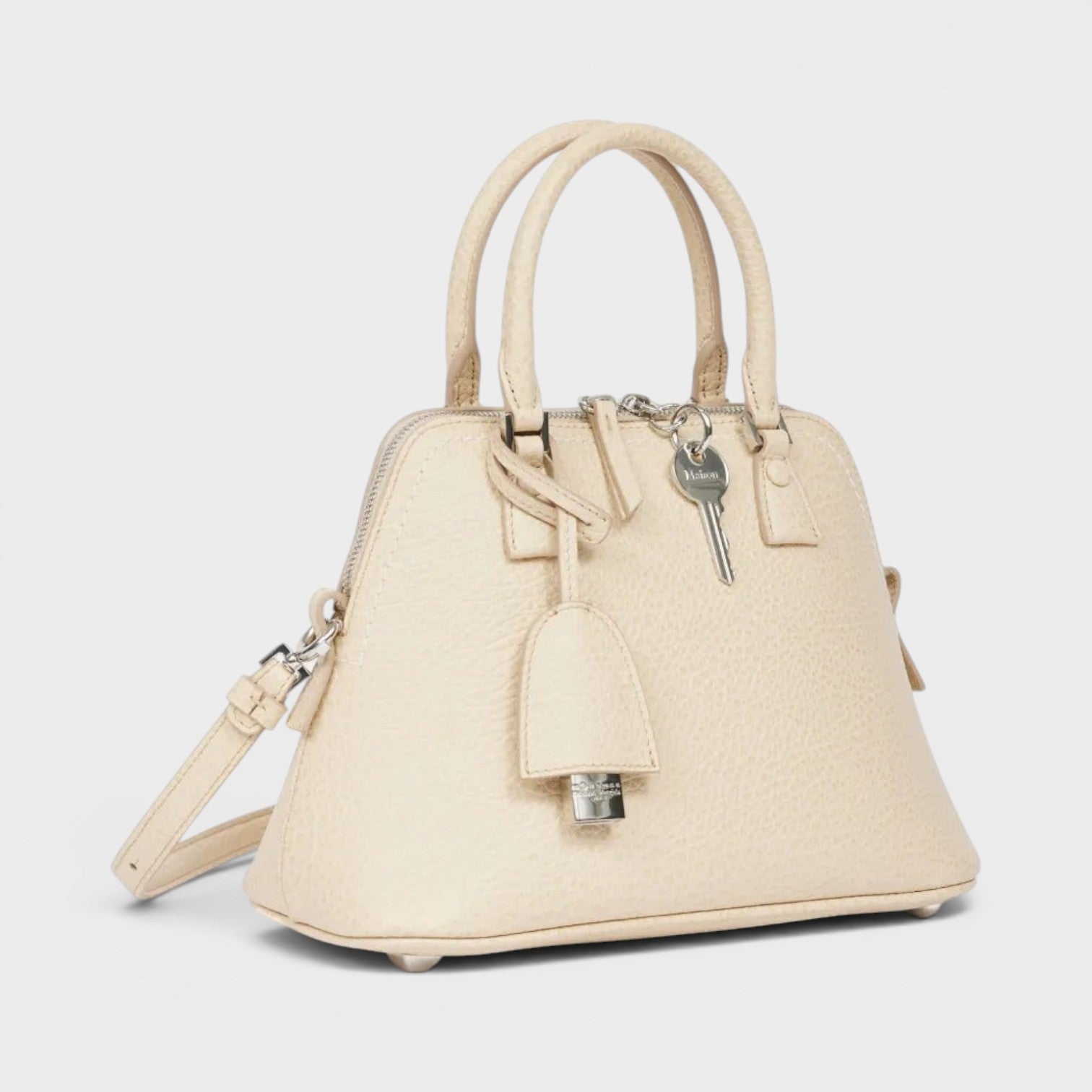 5AC Mini Bag Grainy Leather Beige