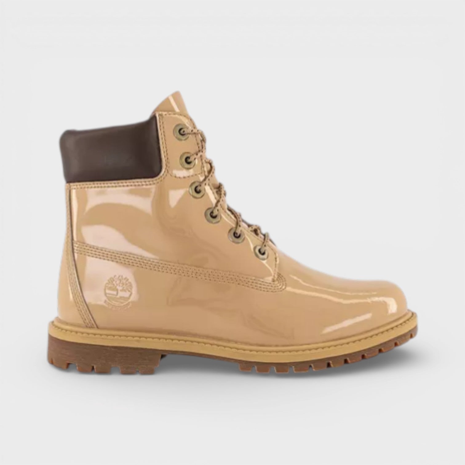 6 Inch Premium Waterproof Boots Patent Wheat