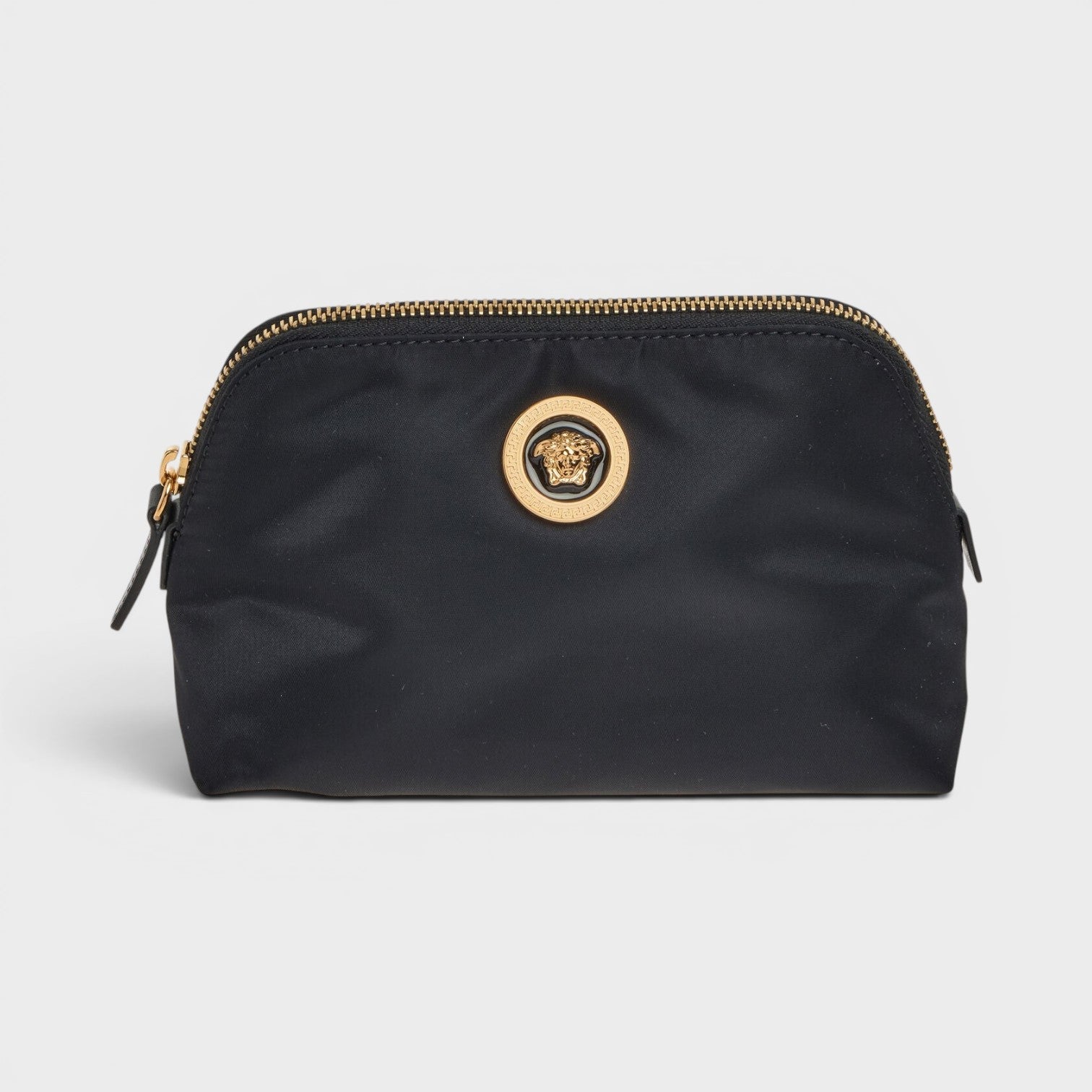 Medusa Logo Cosmetic Bag Black