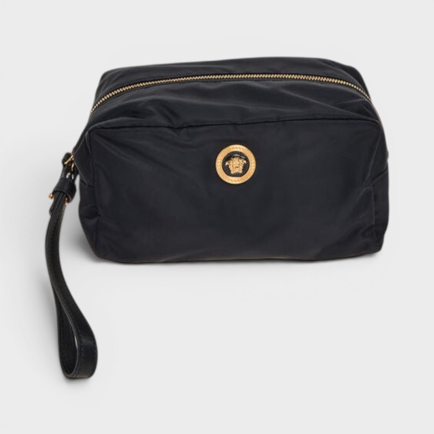 Medusa Logo Cosmetic Bag Black