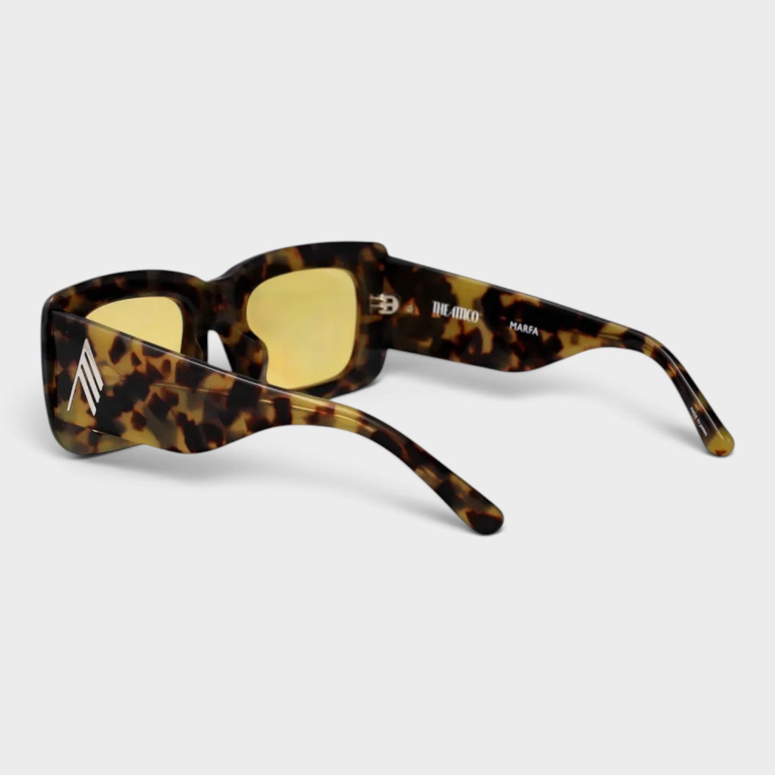 Linda Farrow Marfa Rectangle Frame Sunglasses