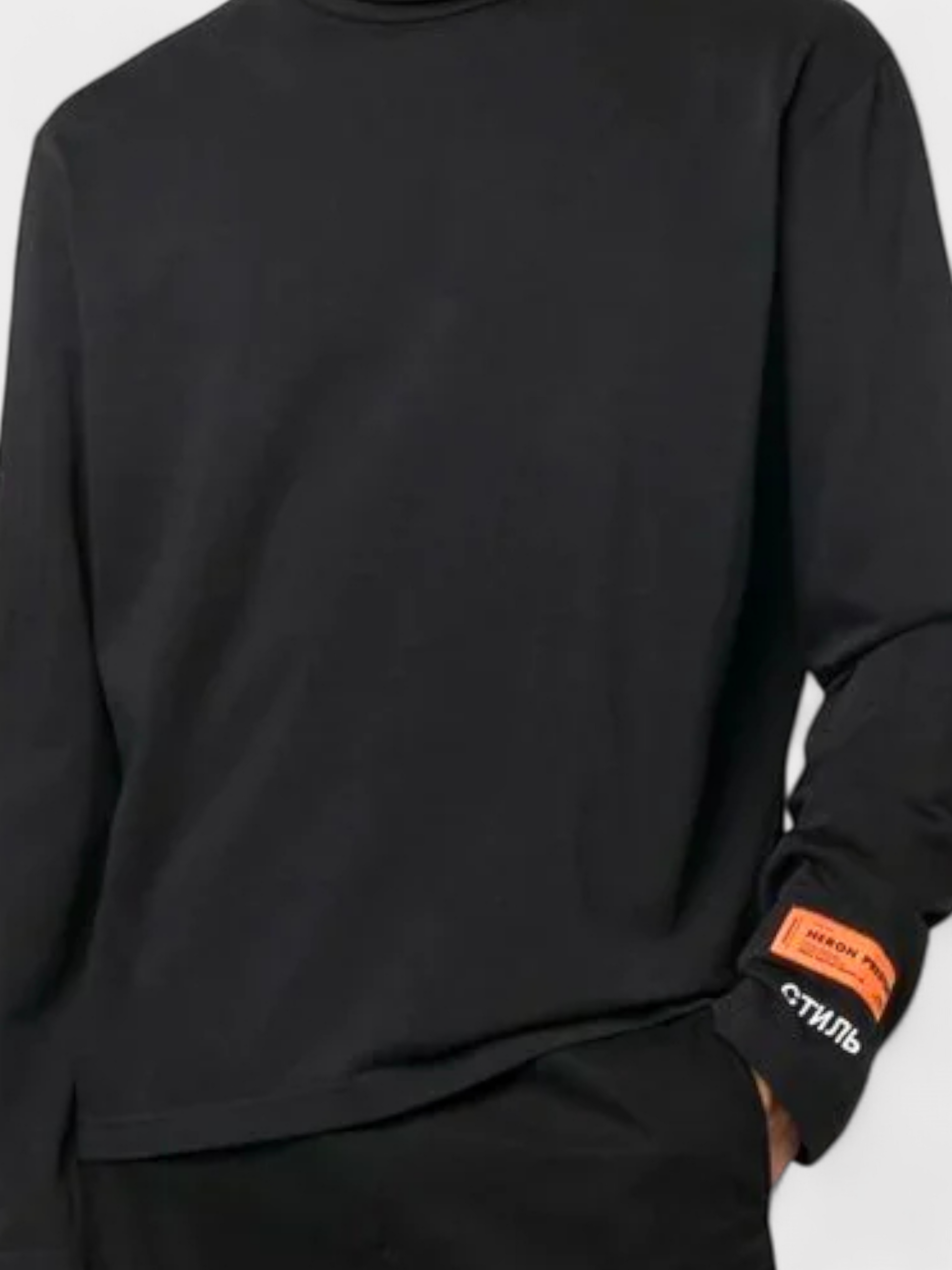 Heron Preston Women's Long Sleeve Rollneck Black