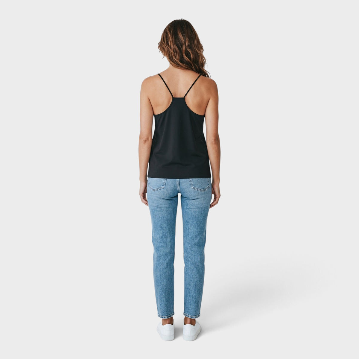 Sleeveless Tank Top Black