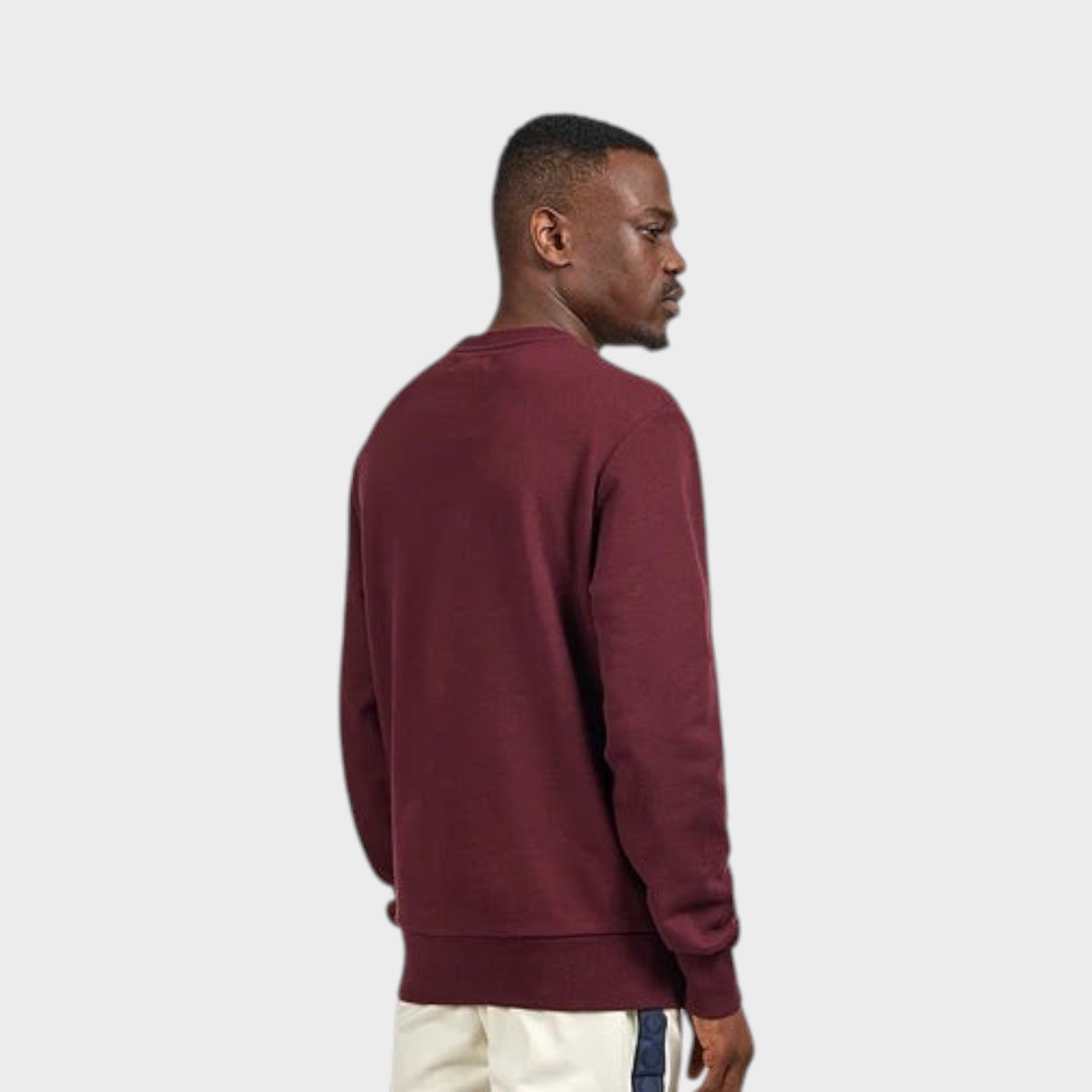Embroidered Champion Sweatshirt Oxblood