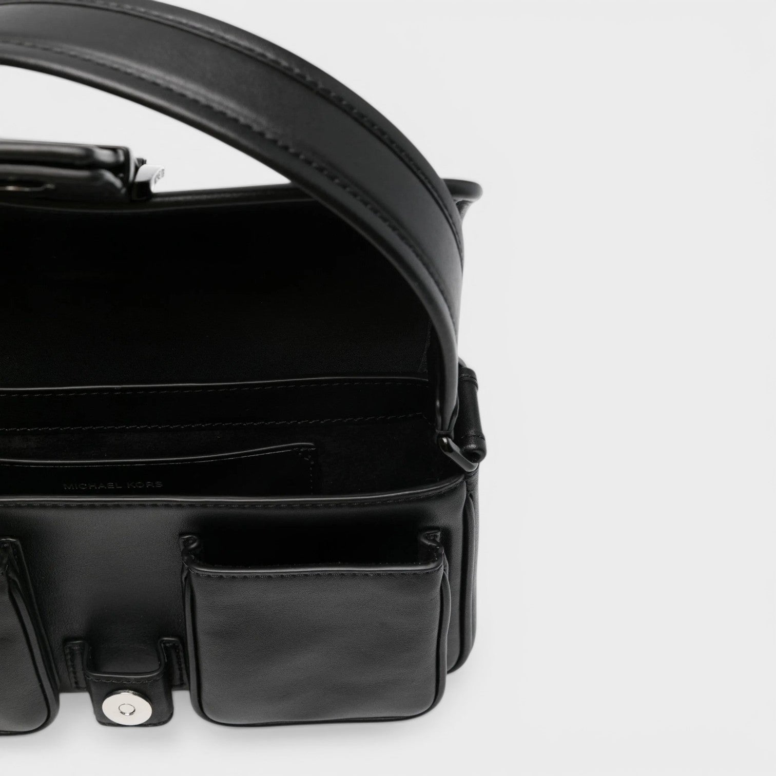 Colby Buckle Flap Bag Black