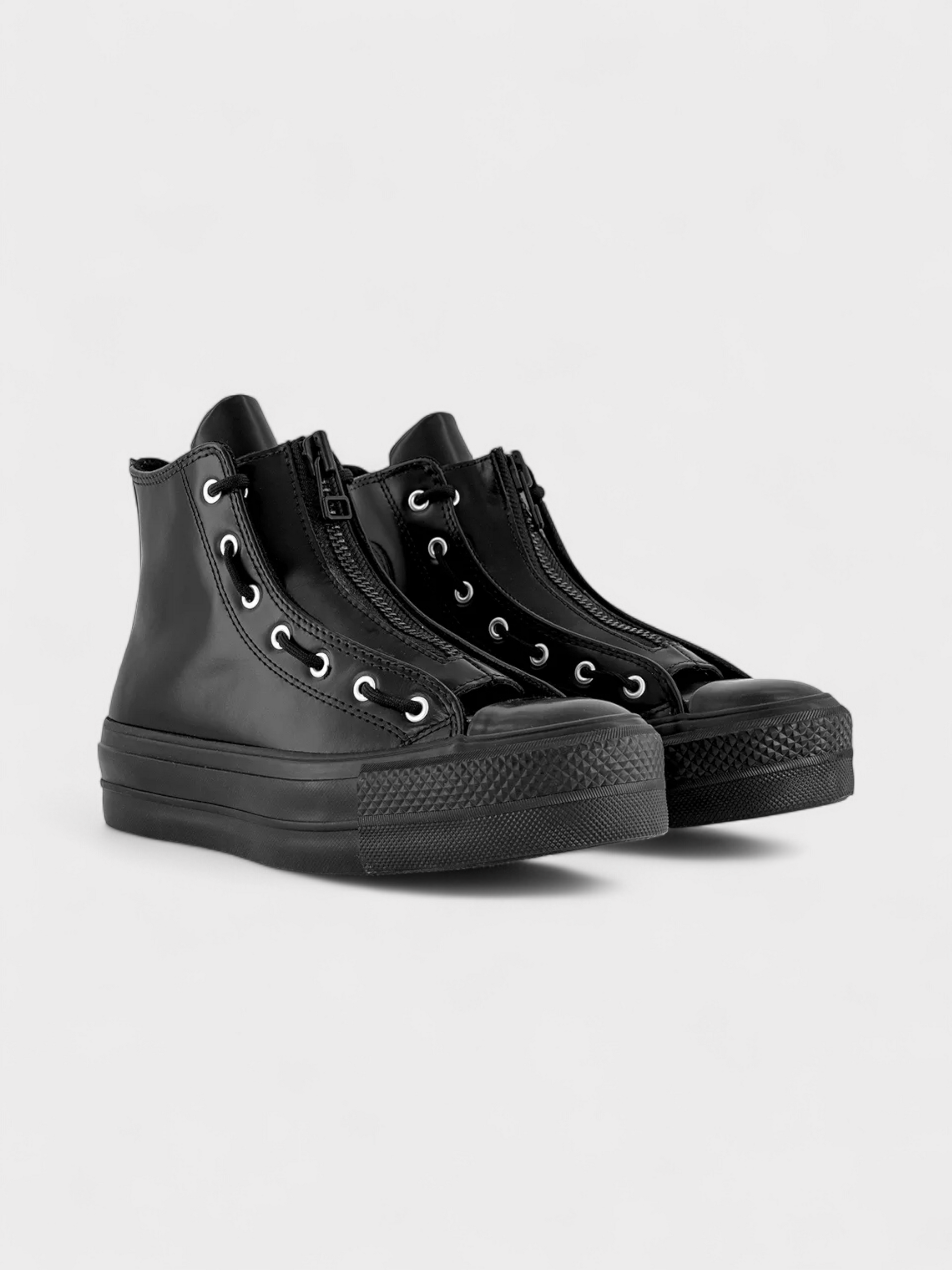Converse Chuck Taylor All Star Lift Platform Leather High Black