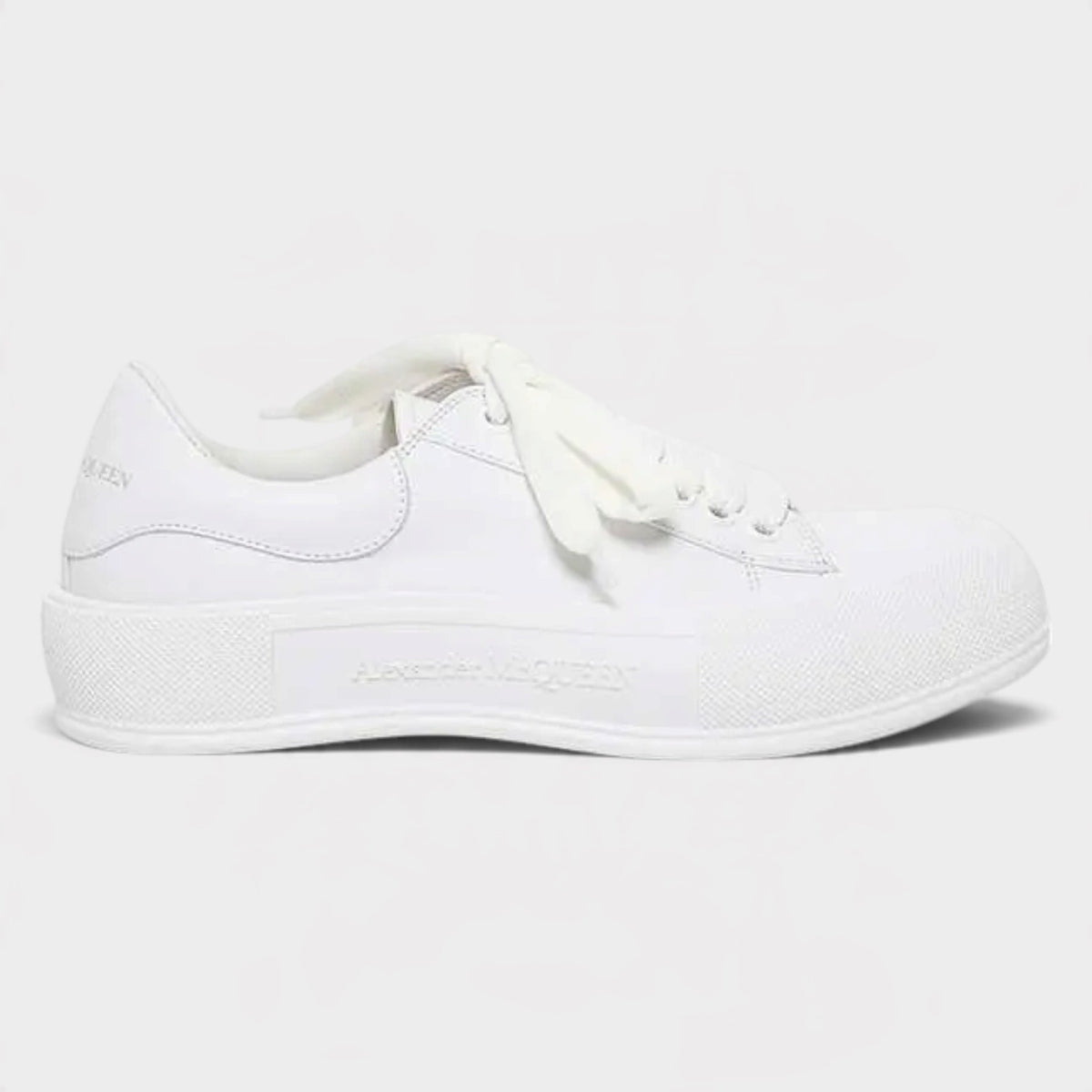 Deck Lace Plimsoll Optic White