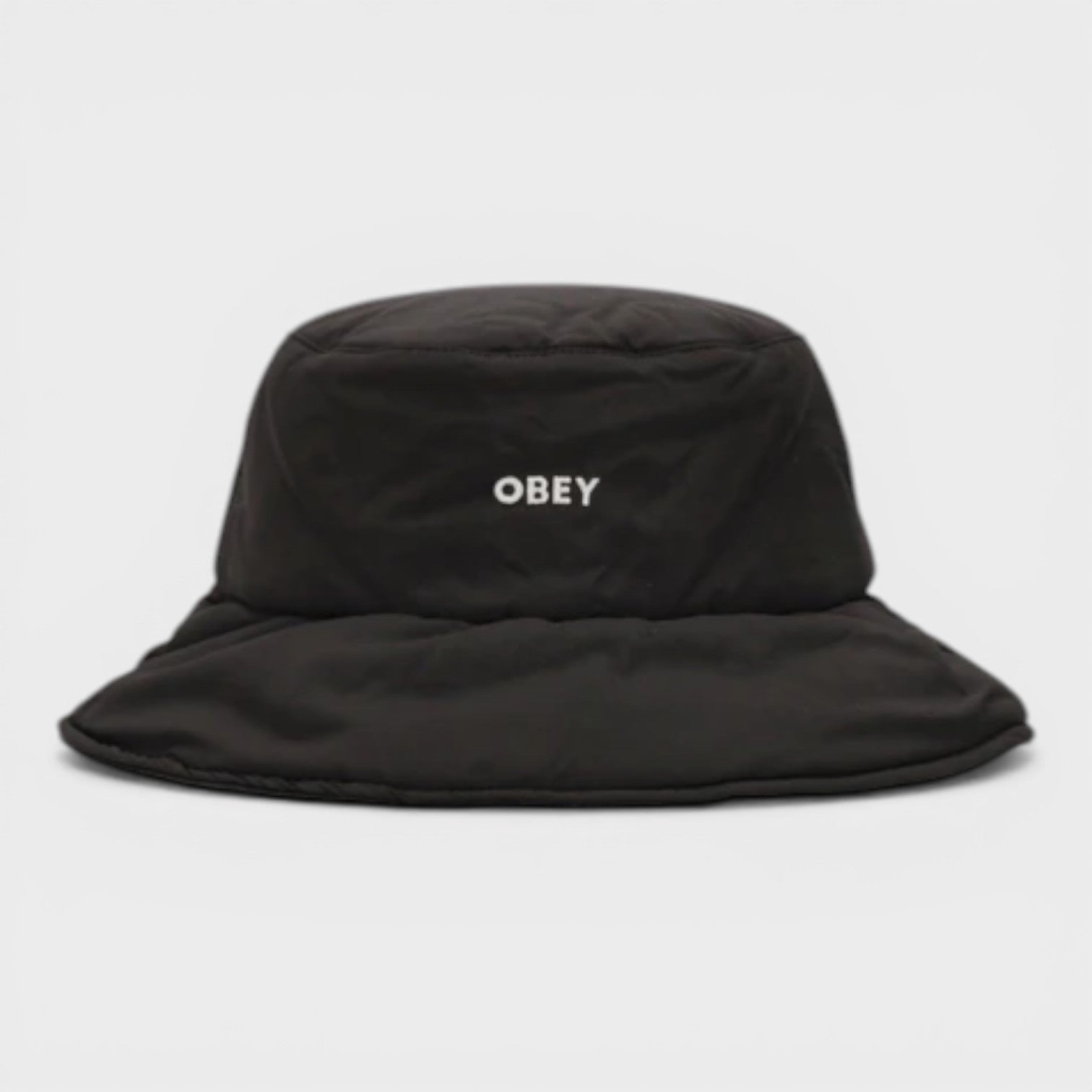 Logo Bucket Hat Black White