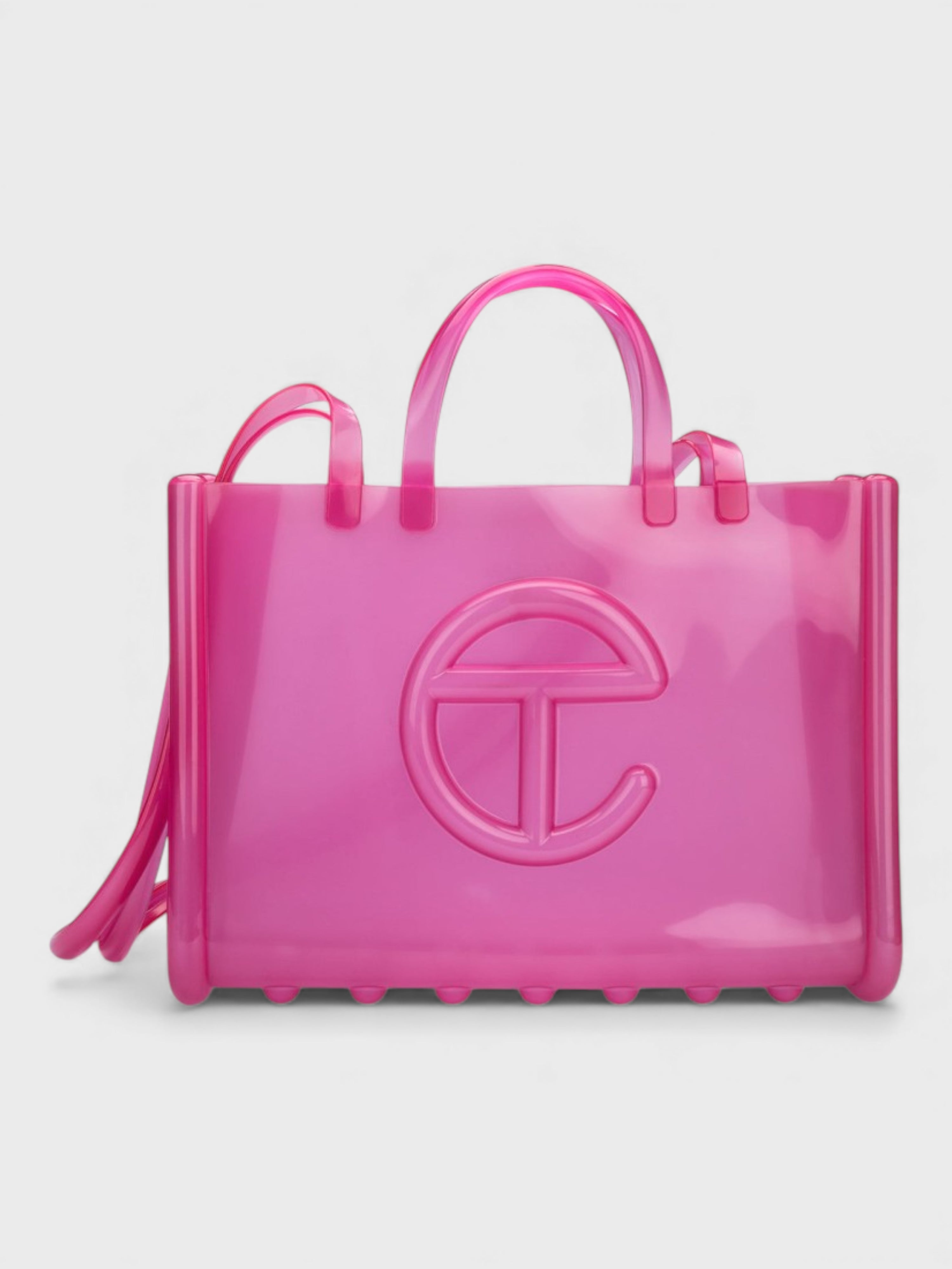Telfar x Melissa Large Jelly Shopper Pink