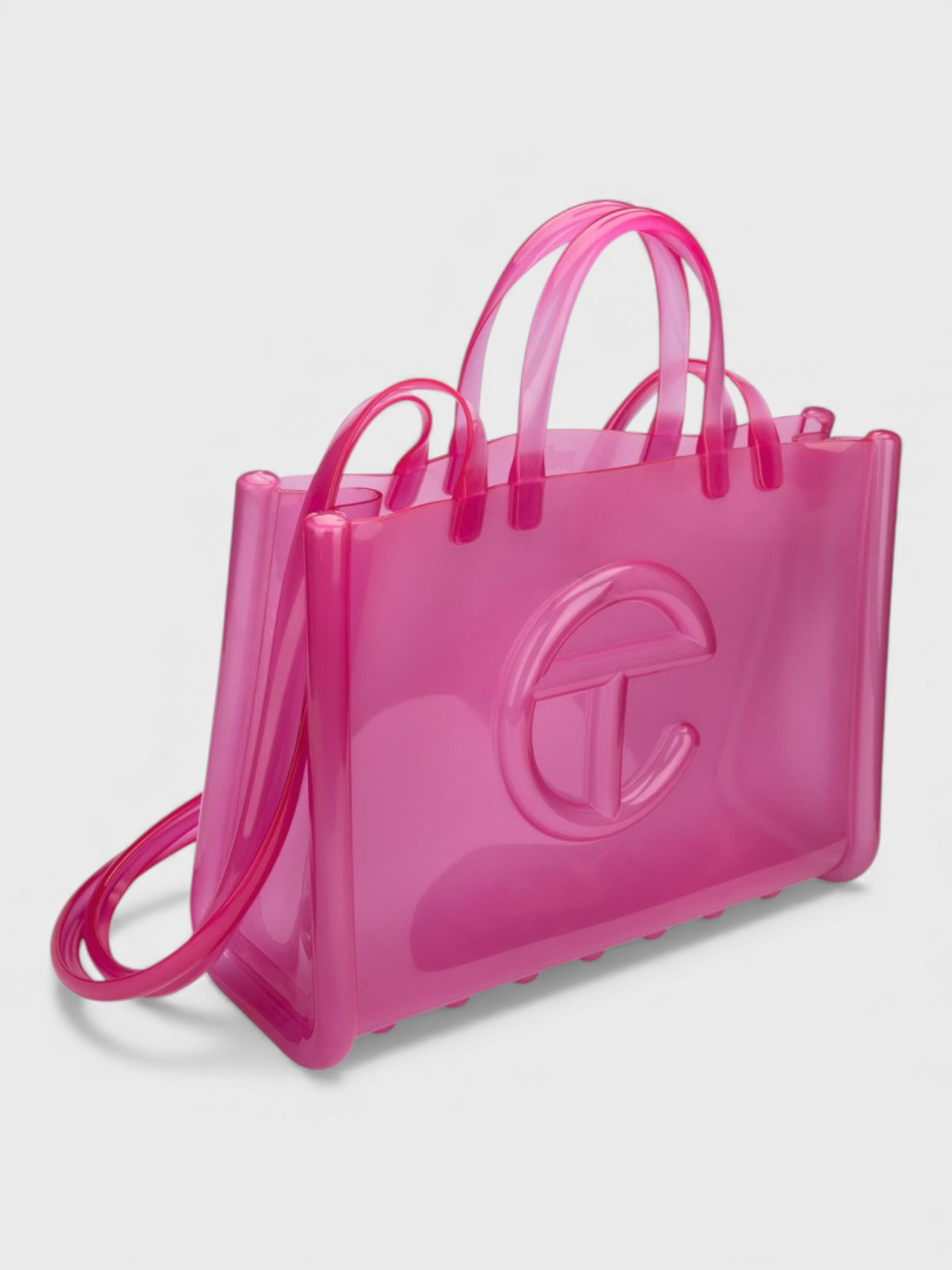 Telfar x Melissa Large Jelly Shopper Pink