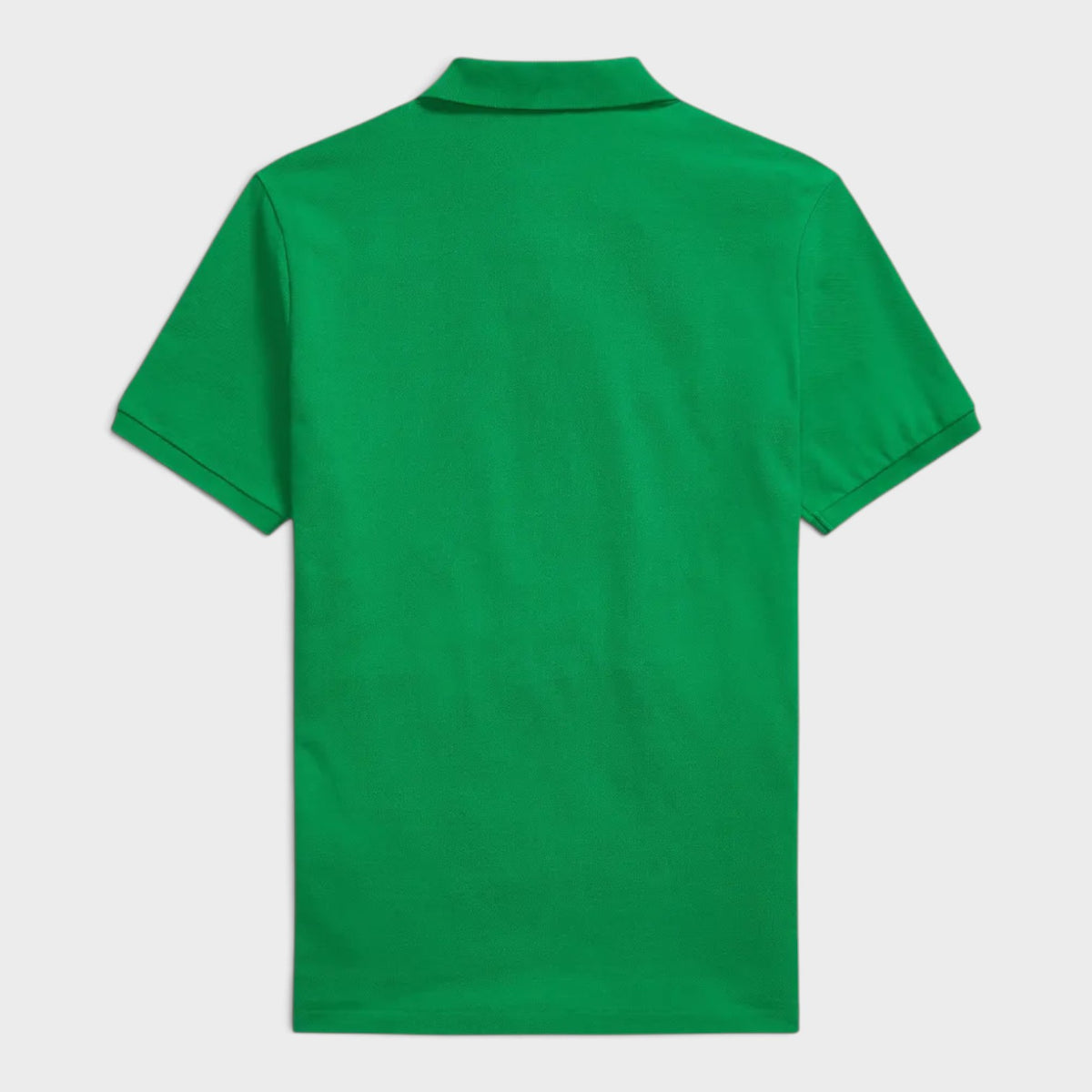 Logo Embroidered Piqué Polo Shirt Green