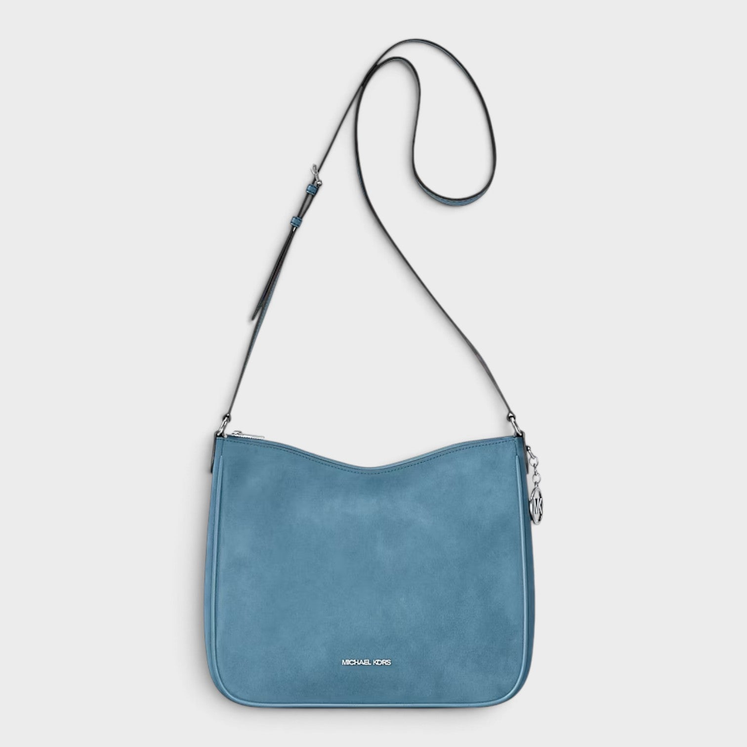 Nayla Messenger Bag Suede Navy Blue