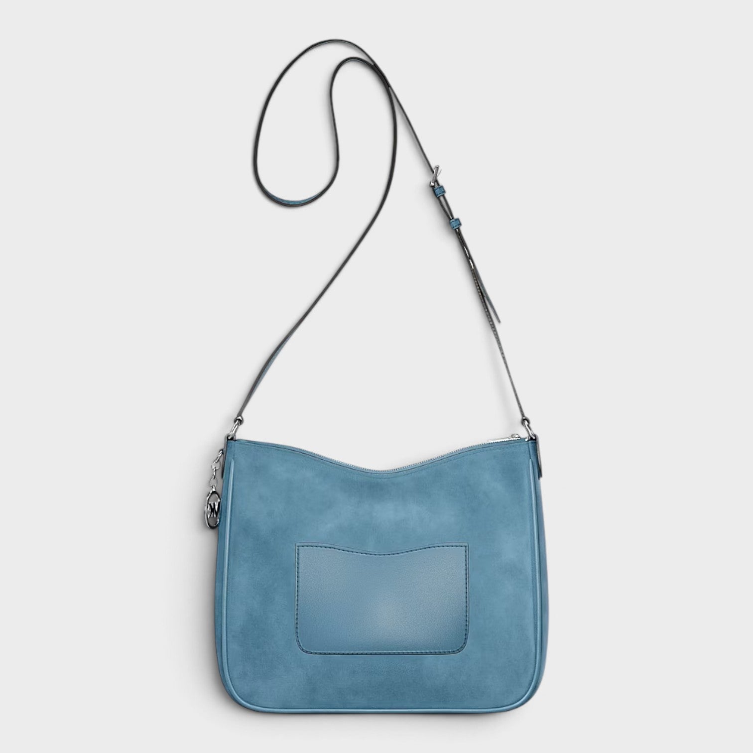 Nayla Messenger Bag Suede Navy Blue