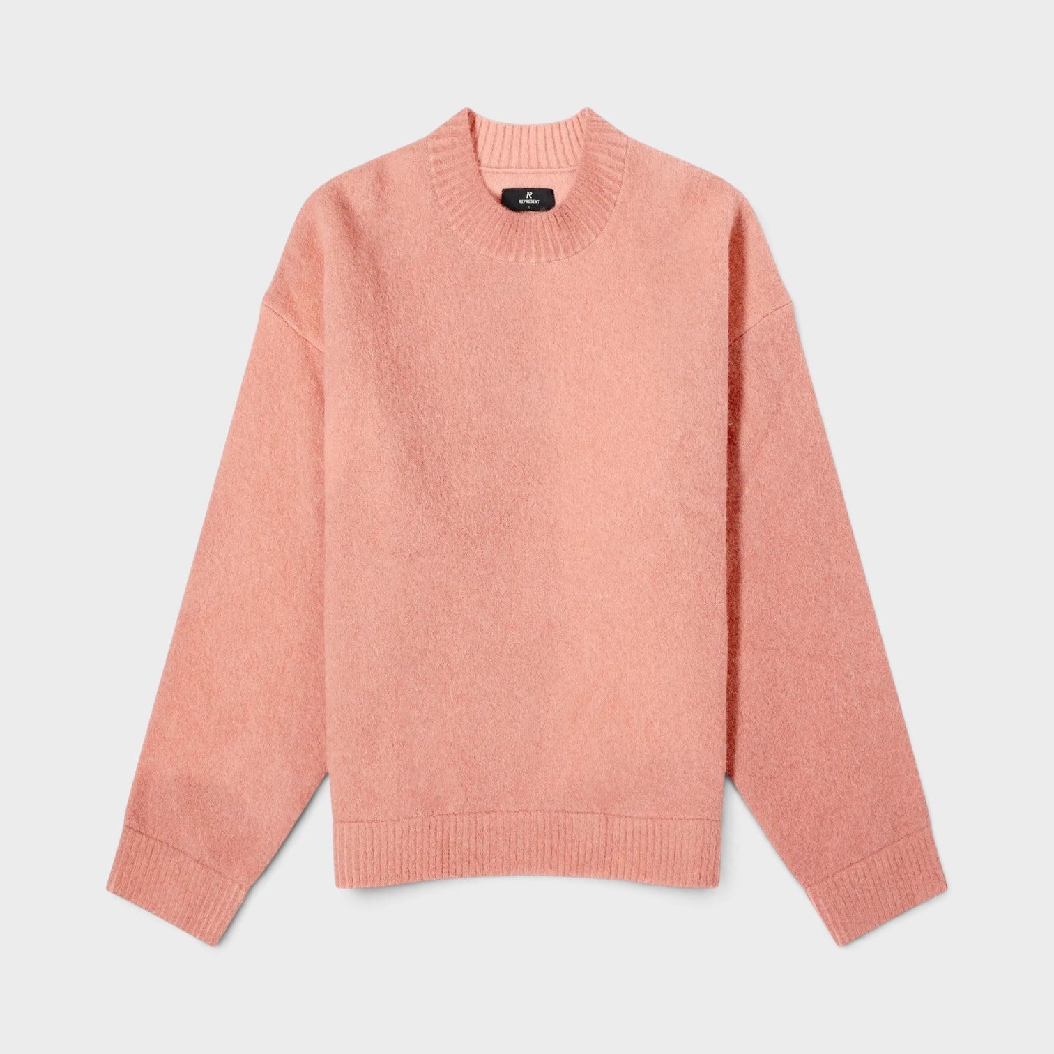 Sprayed Horizons Wool Sweater Sunrise Pink