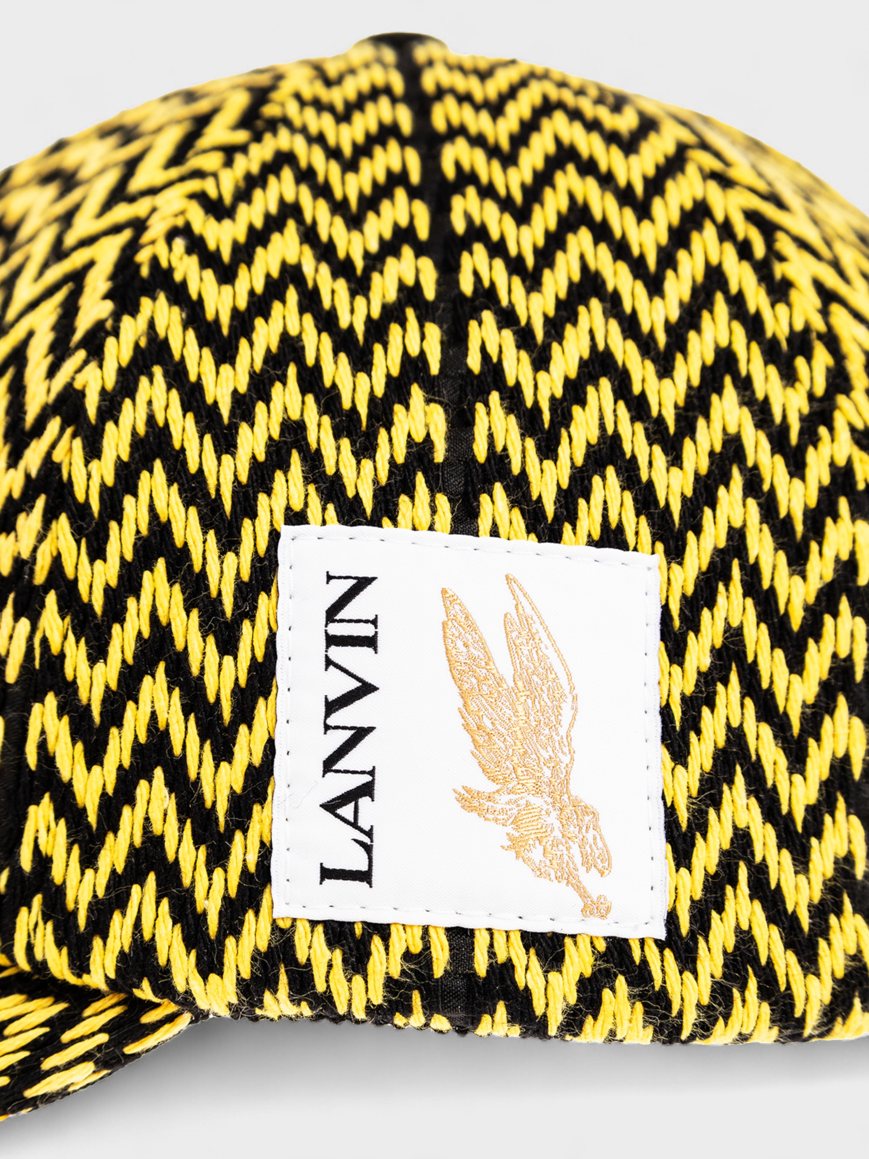 Lanvin x Future Curb Baseball Cap Black Yellow