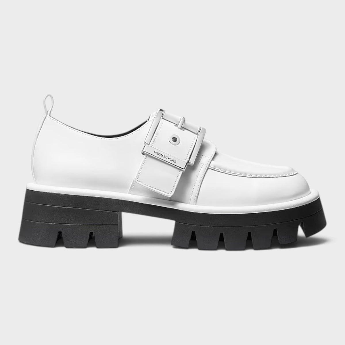 Colby Leather Loafer White Black
