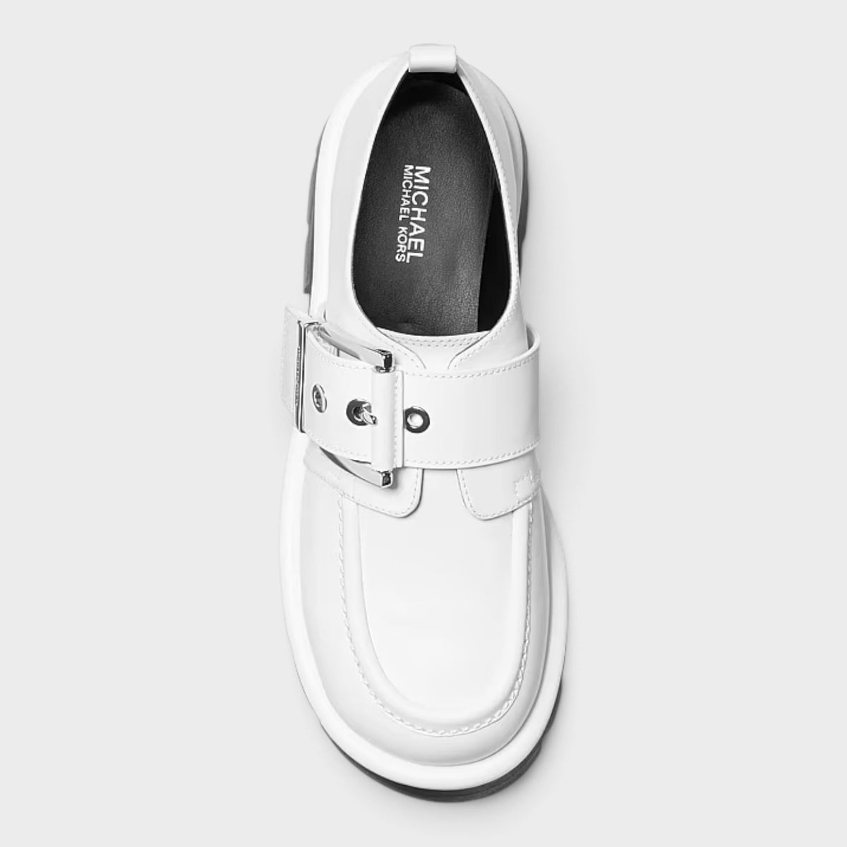 Colby Leather Loafer White Black