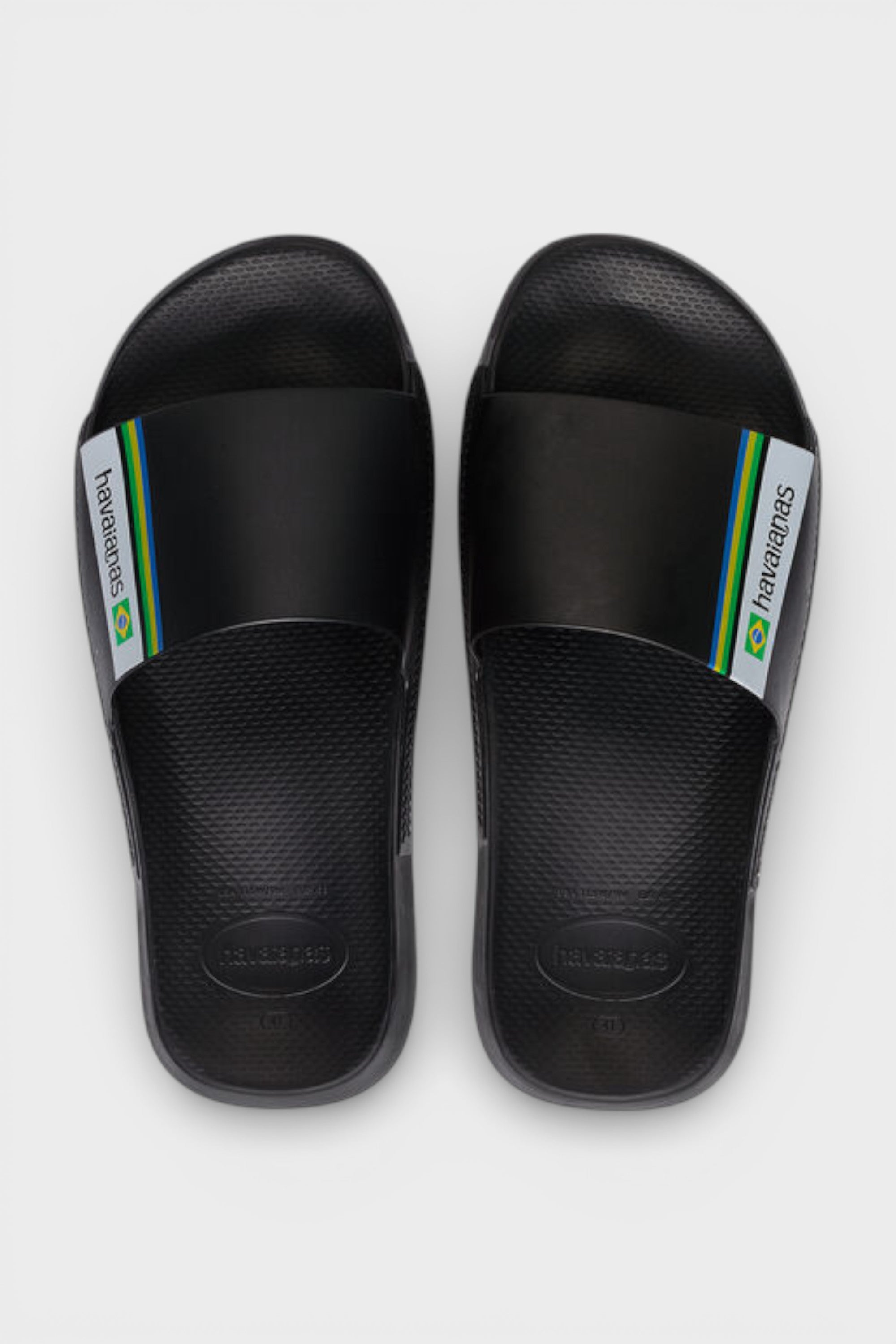 Havaianas Slides Brazil Black