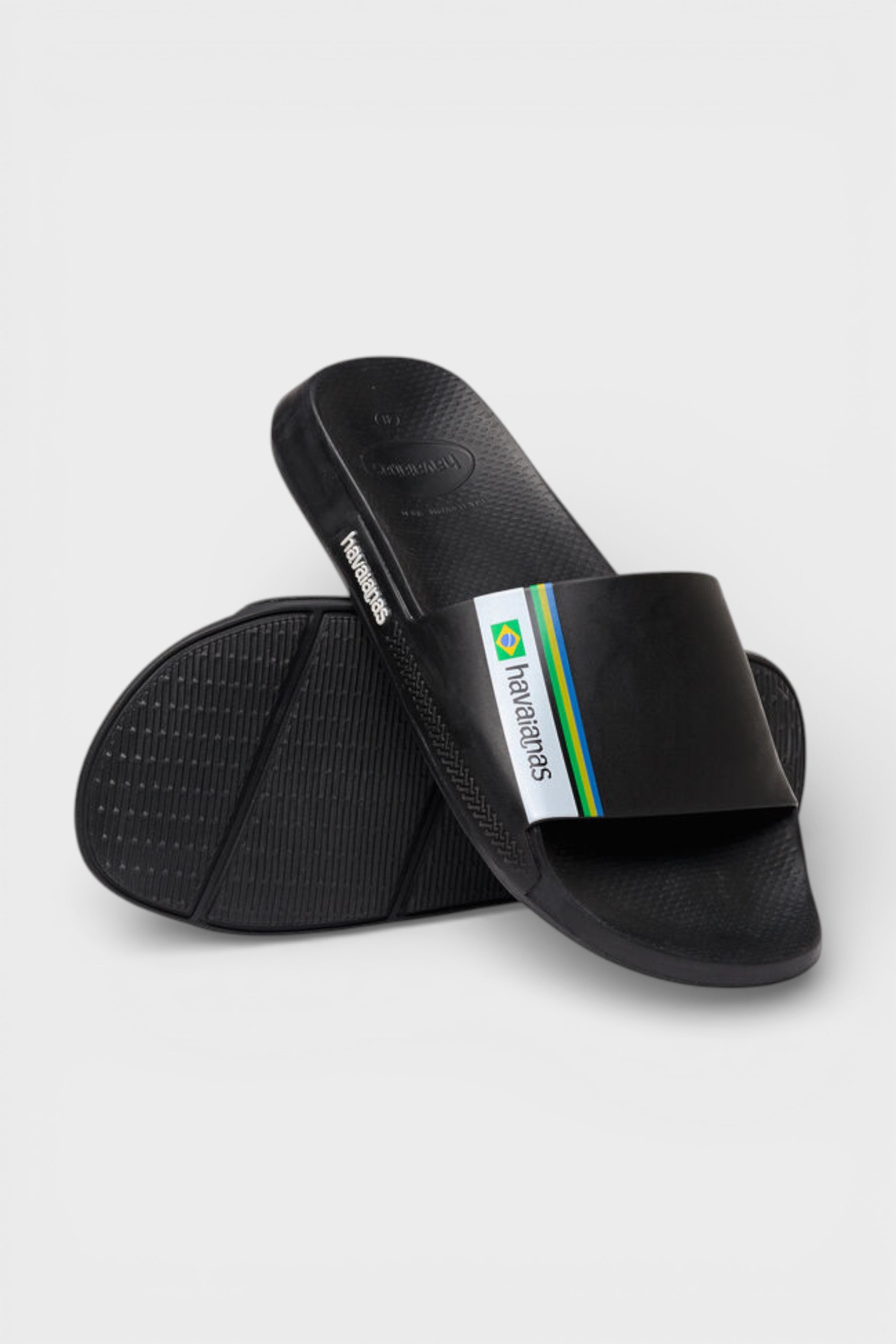 Havaianas Slides Brazil Black