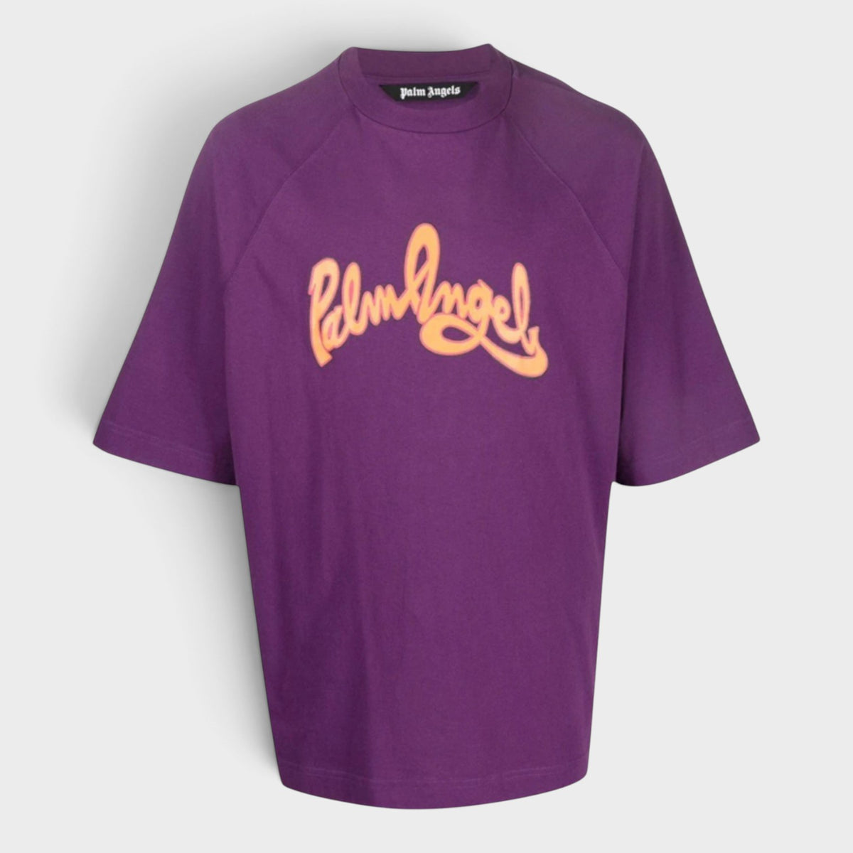 Seasonal Logo Raglan Oversized Tee Purple