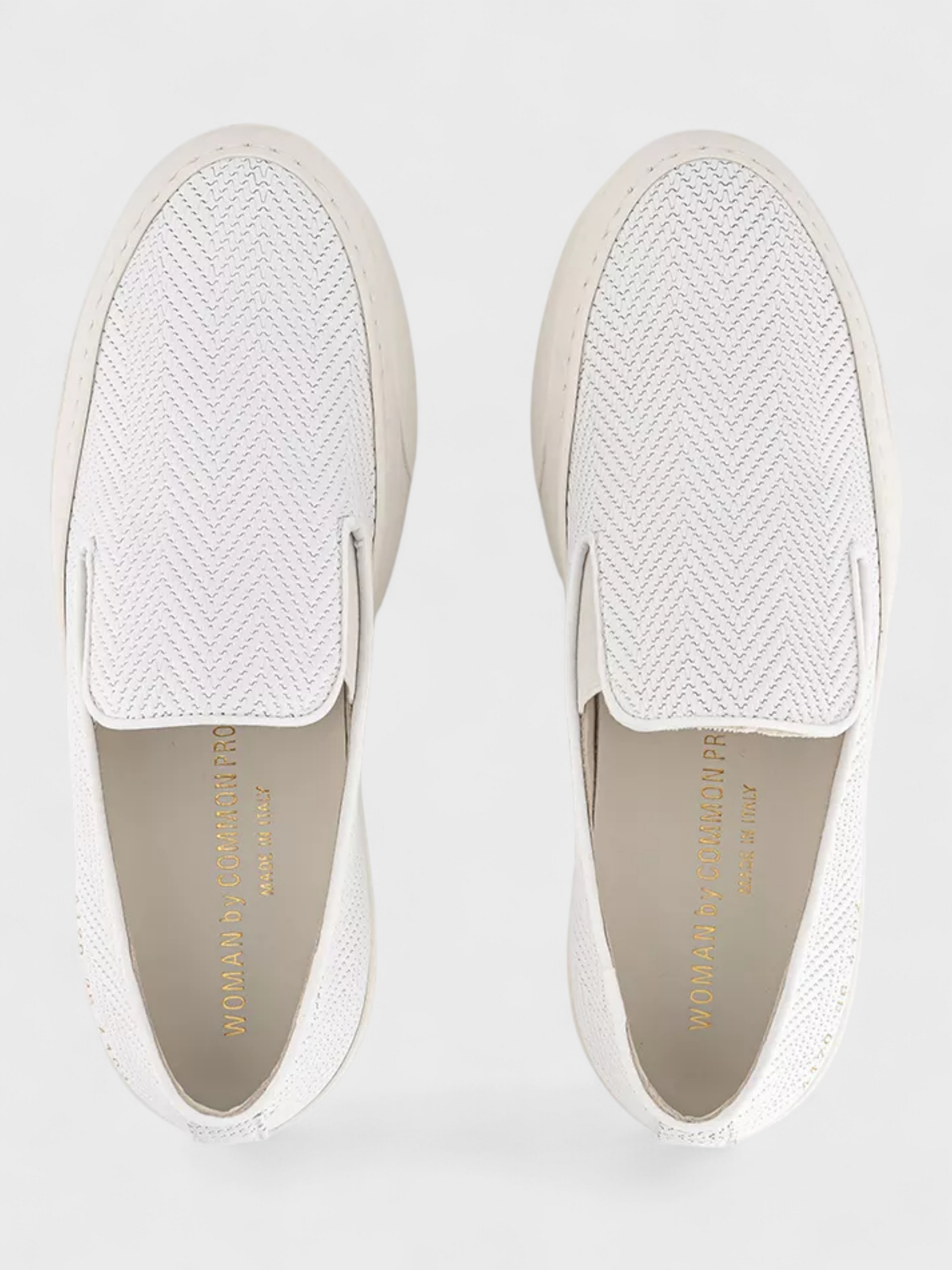 Common Projects Slip On Suede Basket White