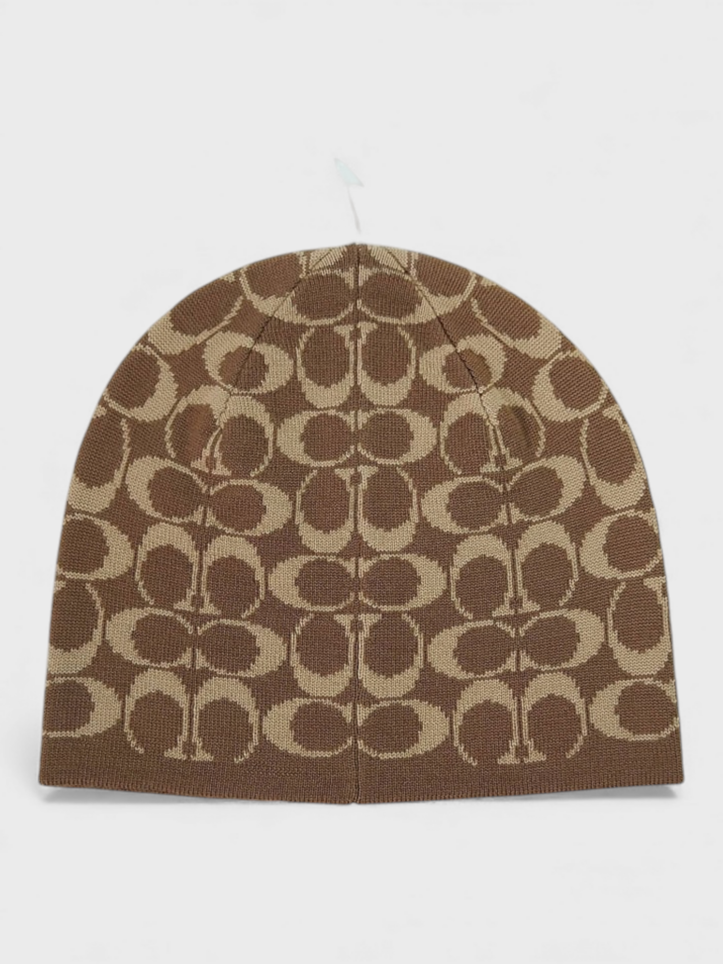 Coach Signature Beanie Khaki