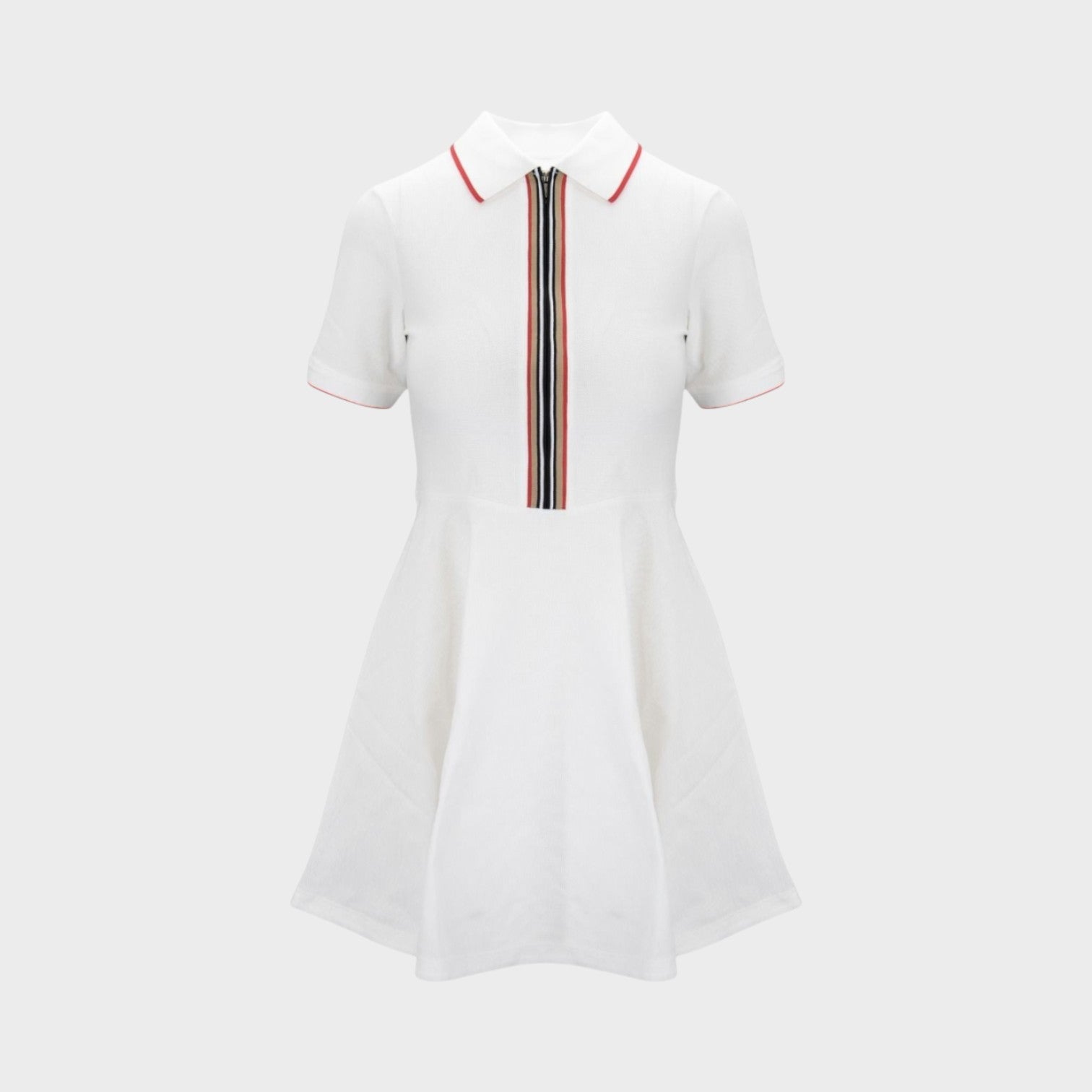 Keiley Polo Dress White