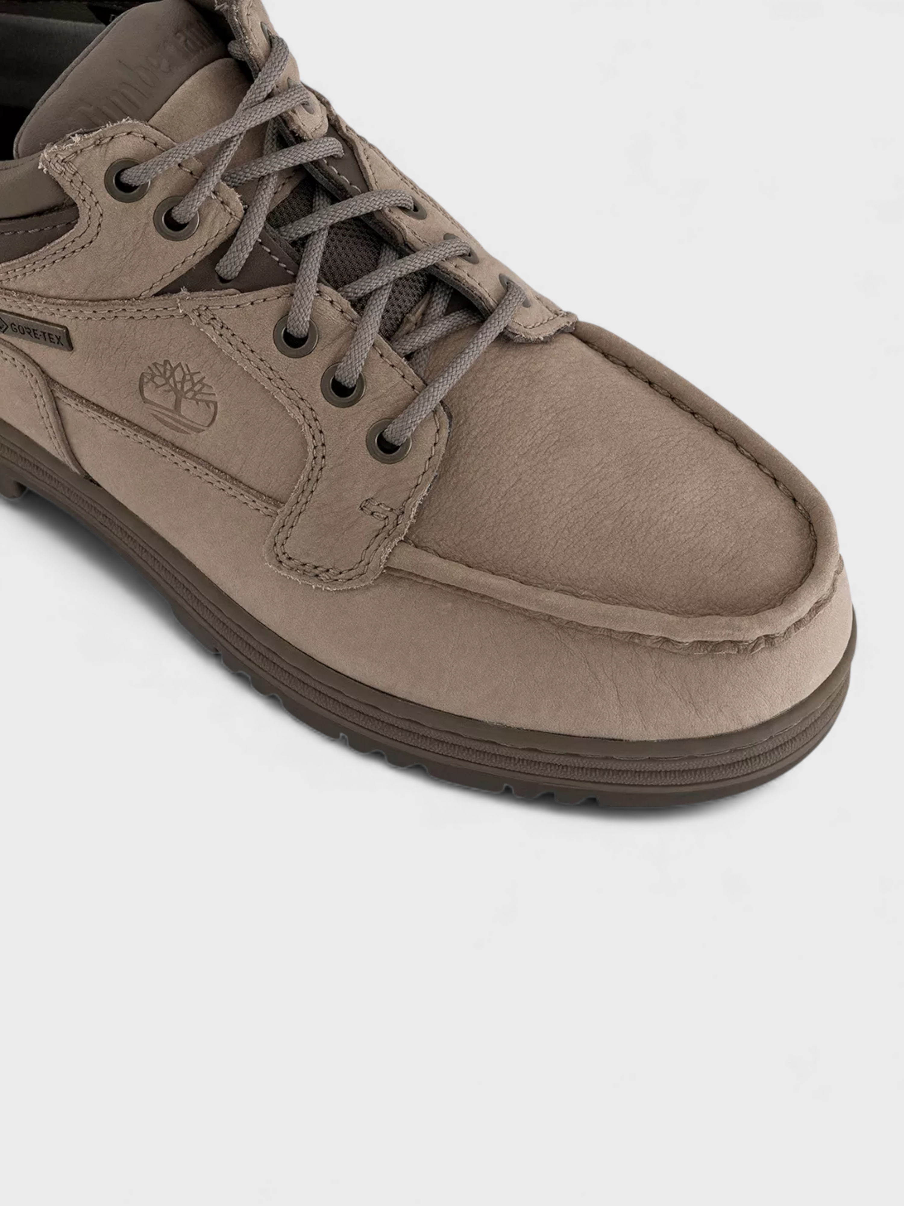 Timberland Moc Toe Mid Lace Up Gore-Tex Boots Taupe Nubuck