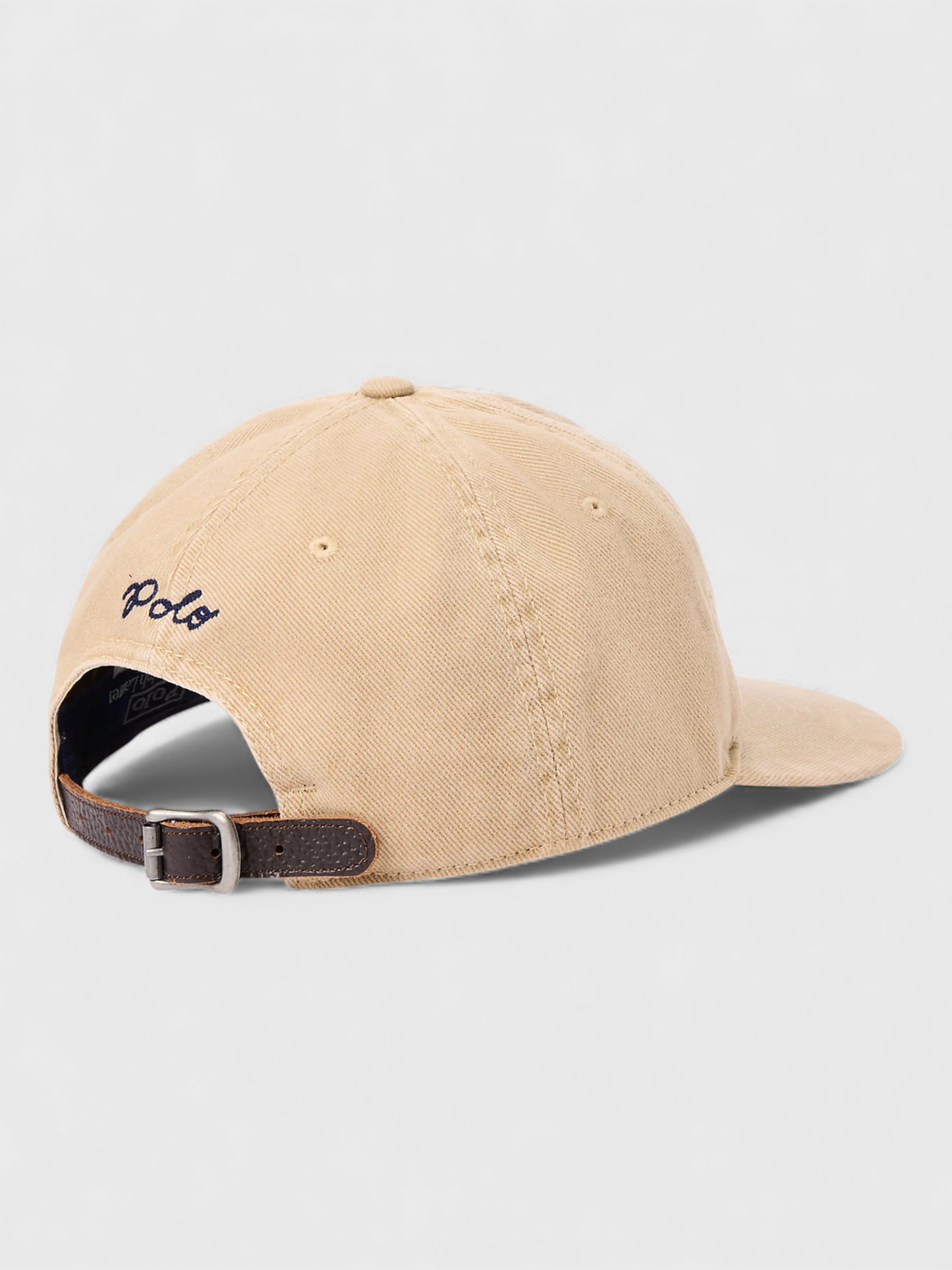 Polo Ralph Lauren Appliquéd Twill Ball Cap Café Tan