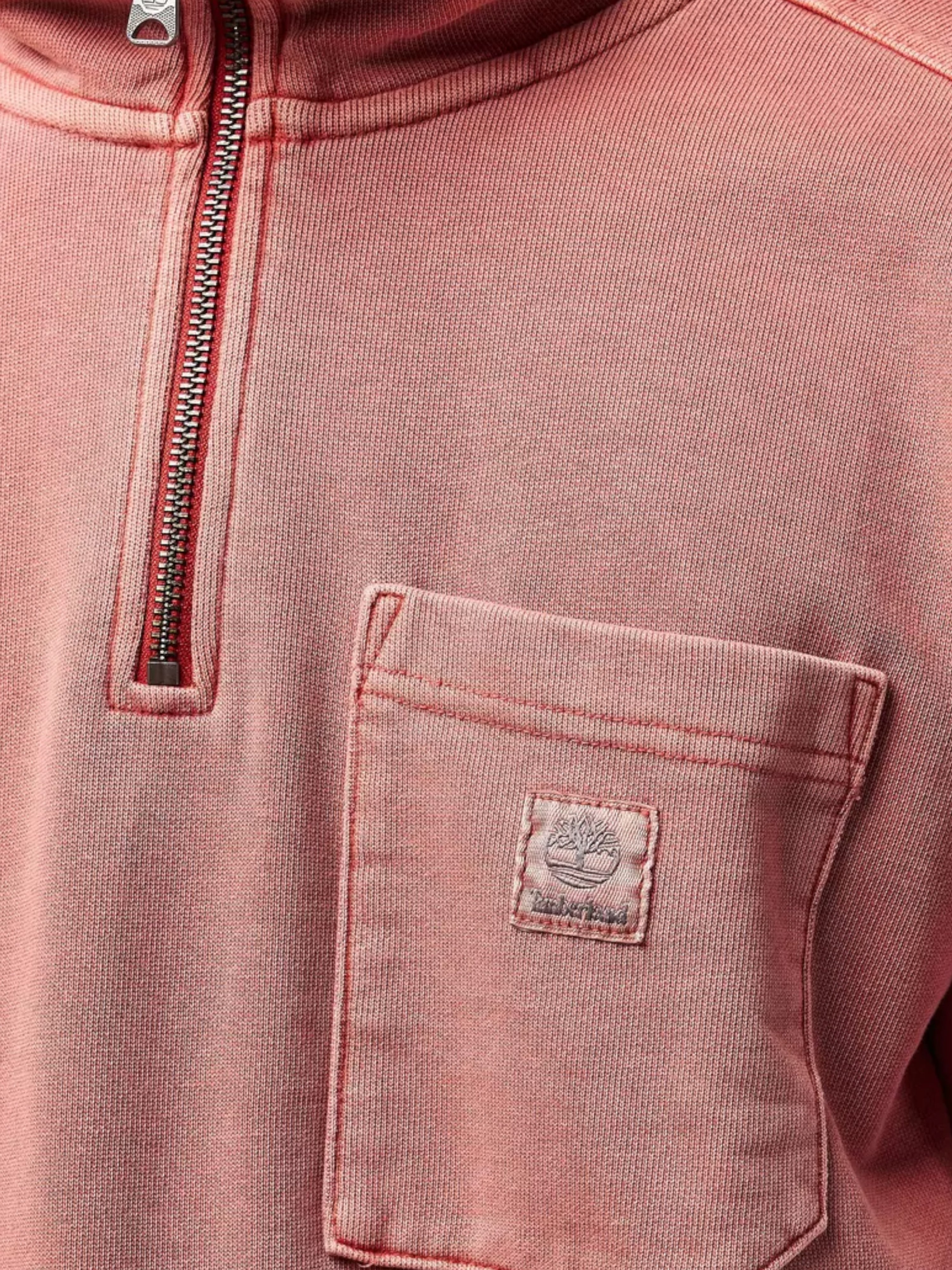 Timberland Quarter-Zip Fleece Hot Sauce