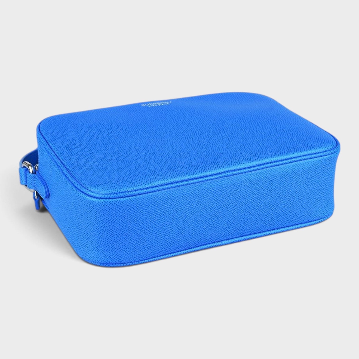 Camera Bag Calfskin Leather Vivid Blue