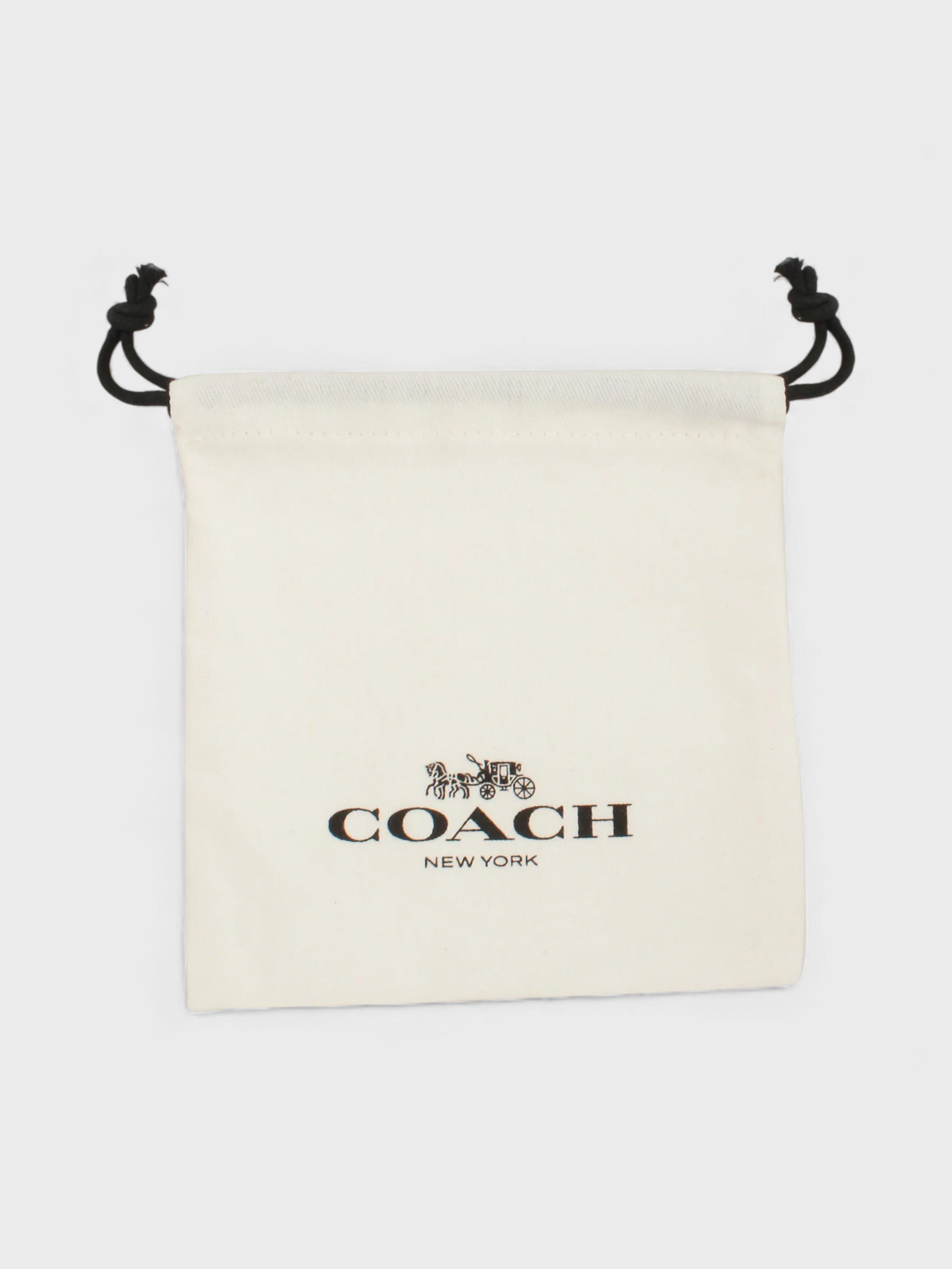 Coach Gold Heart Charm Bangle