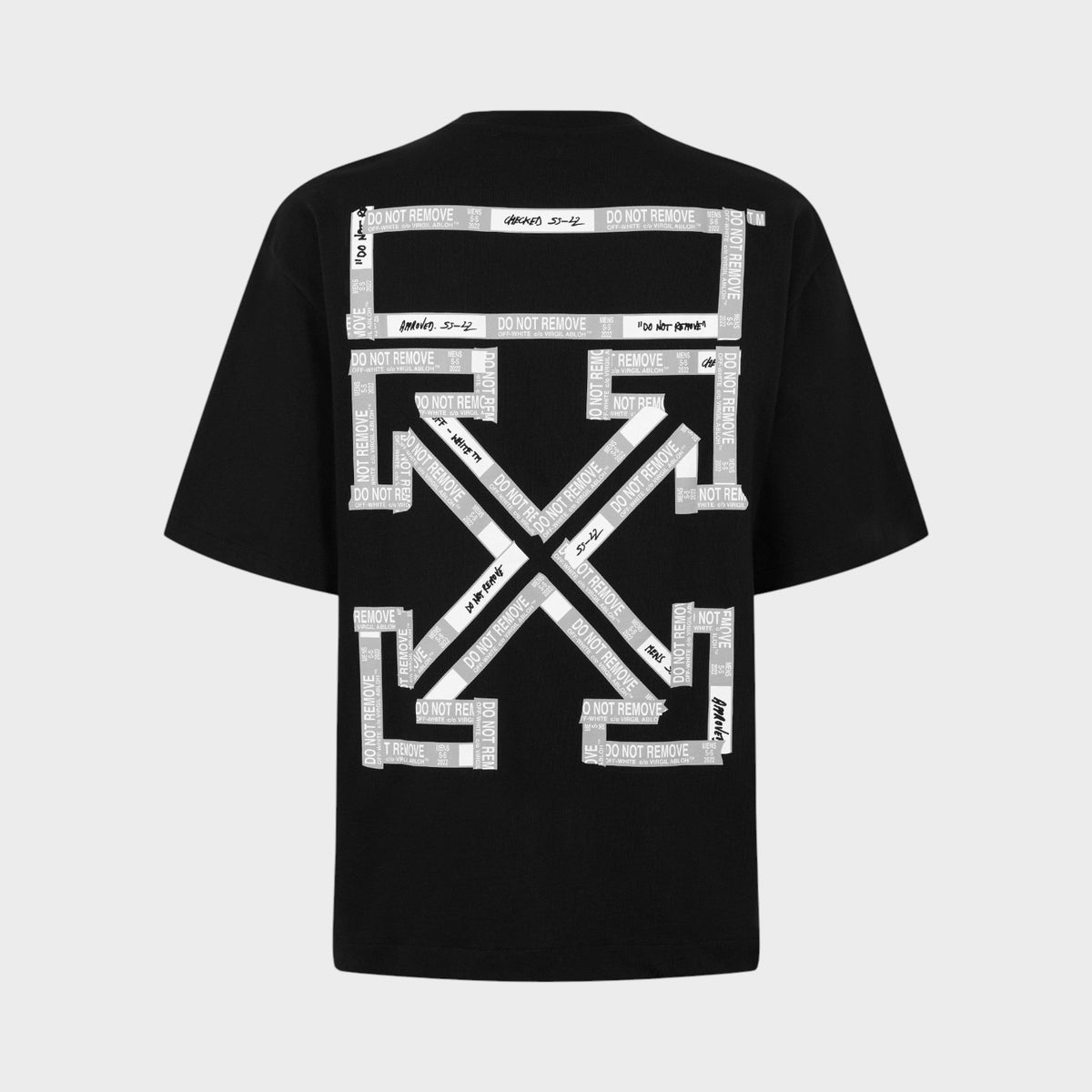 Tape Arrow Skate T Shirt Black