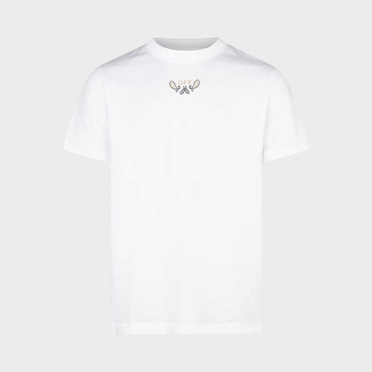 Bandana Arrow Slim-Fit Cotton T-Shirt White