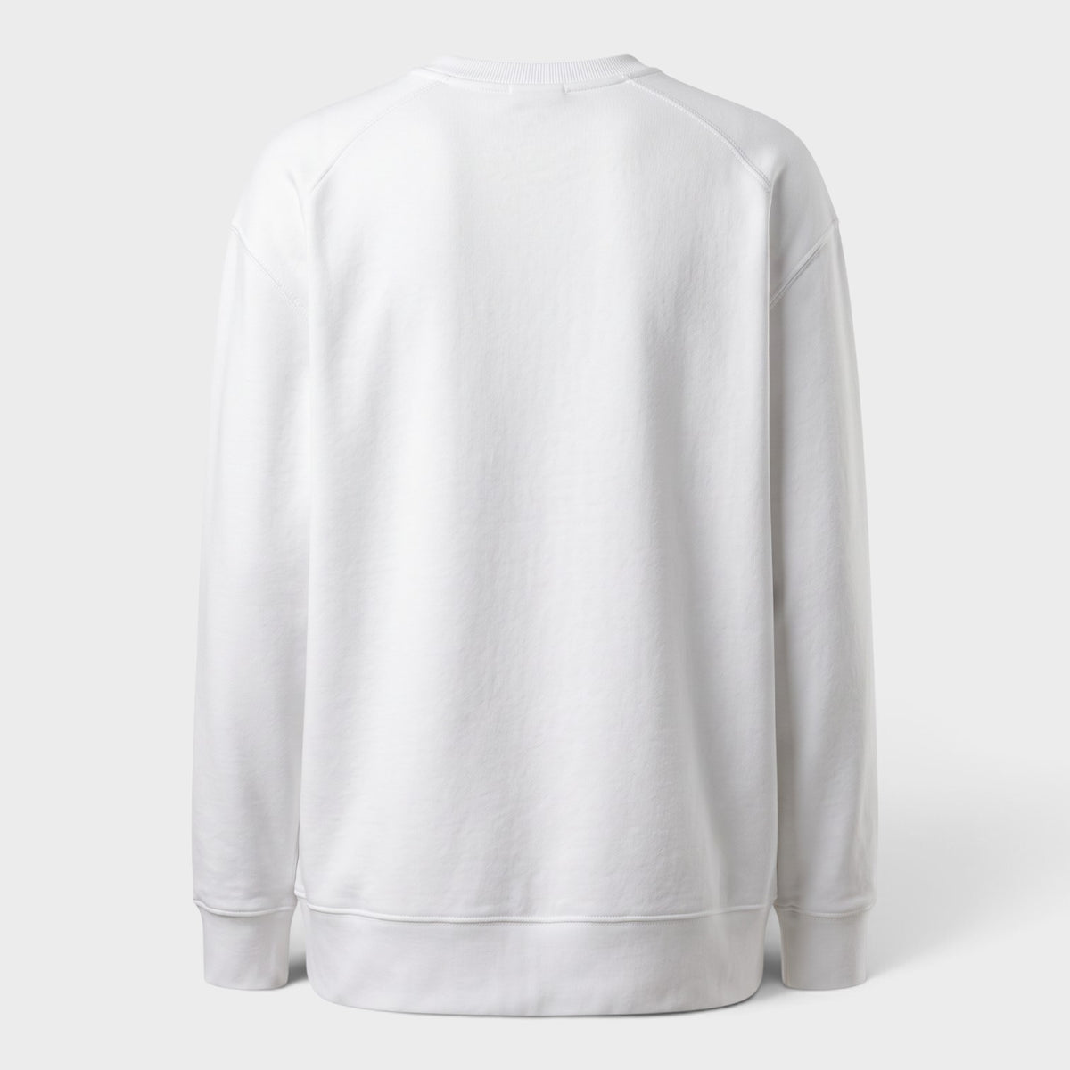 Logo Cotton Sweatshirt White Multicolour