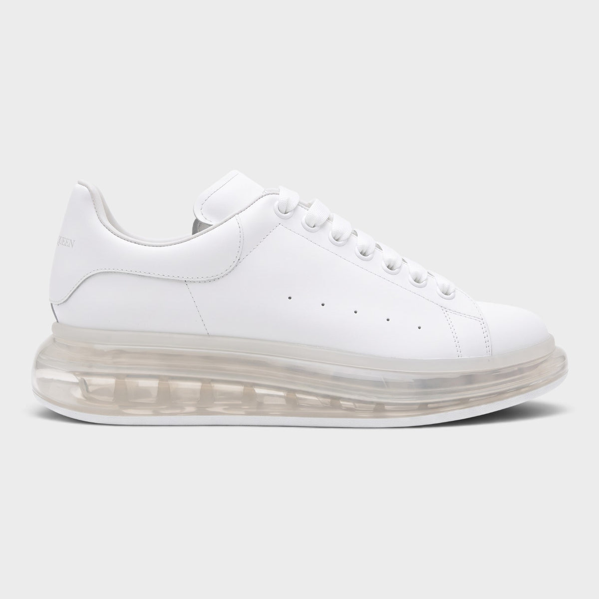 Oversized Sneaker Clear Sole White