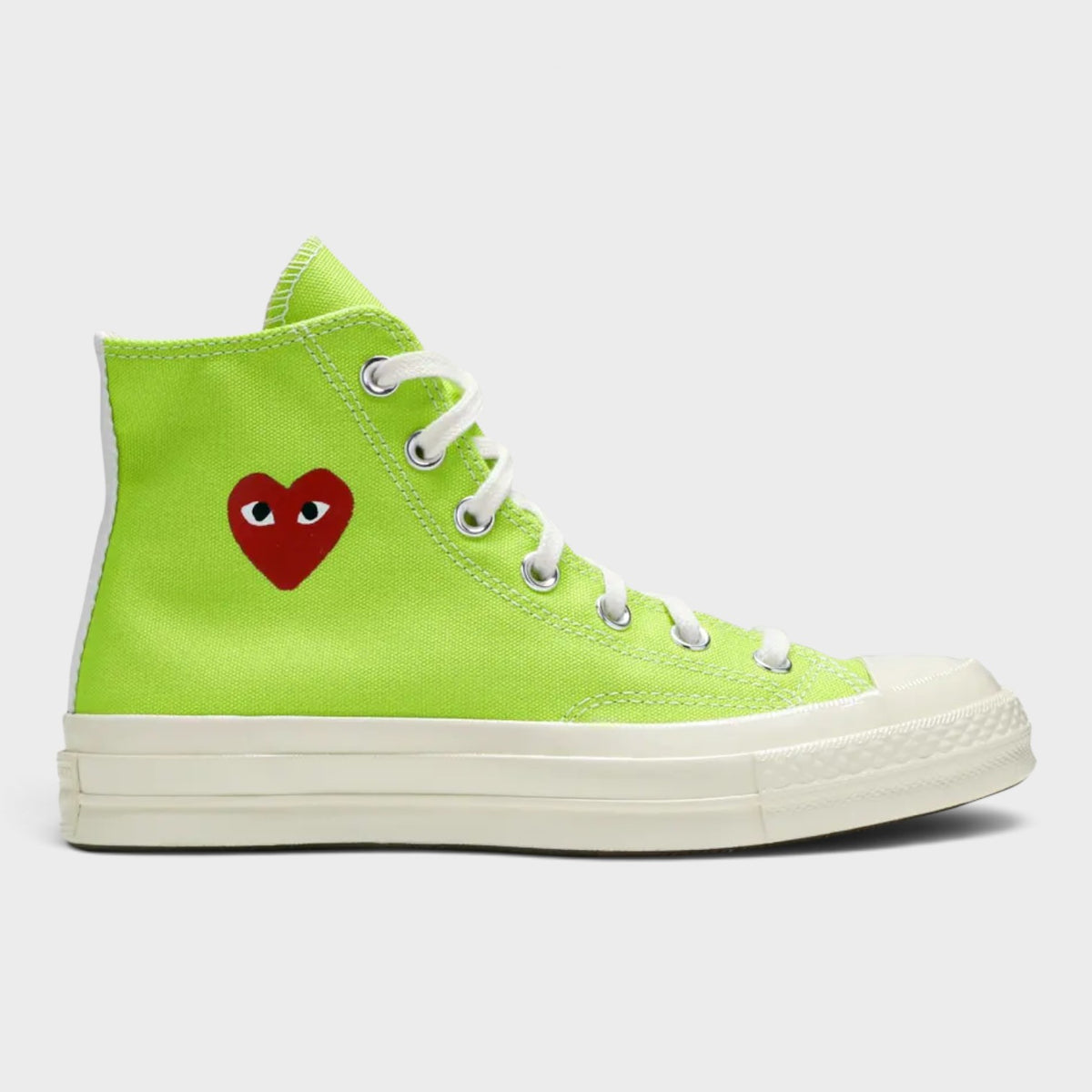 Chuck Taylor All Star 70 Hi Comme des Garcons PLAY Bright Green